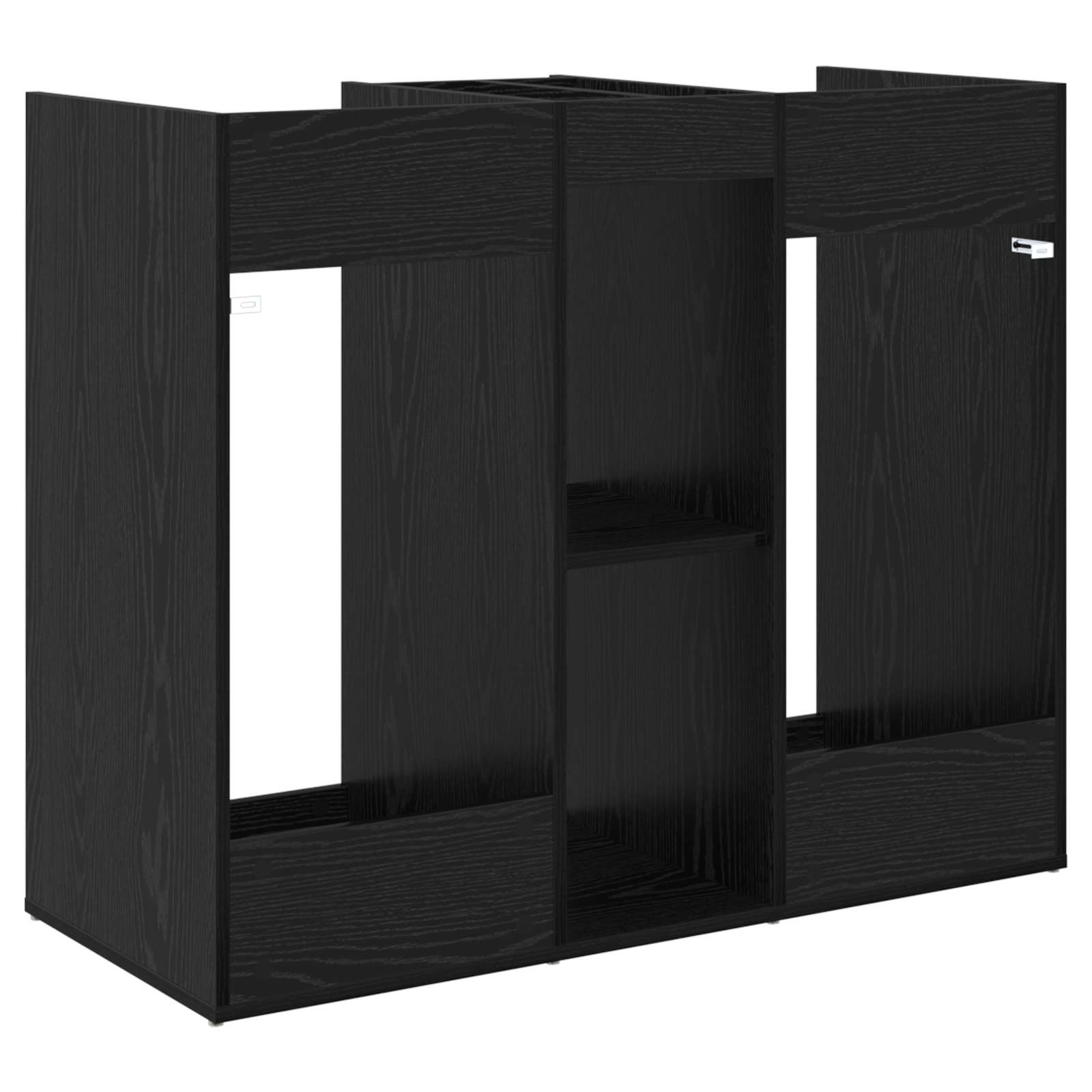 Golfkast Effen Zwart Eiken 102 x 45 x 85,5 cm is nu te koop bij PeponiXL, paradijselijk wonen!