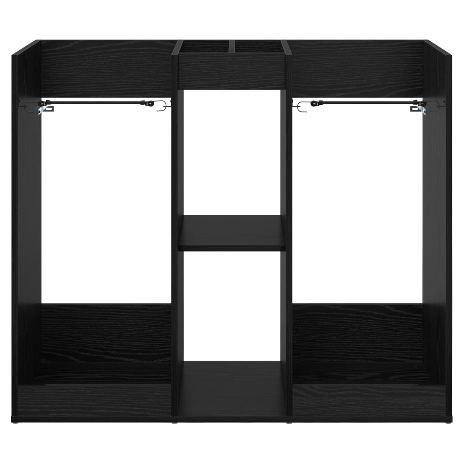 Golfkast Effen Zwart Eiken 102 x 45 x 85,5 cm is nu te koop bij PeponiXL, paradijselijk wonen!