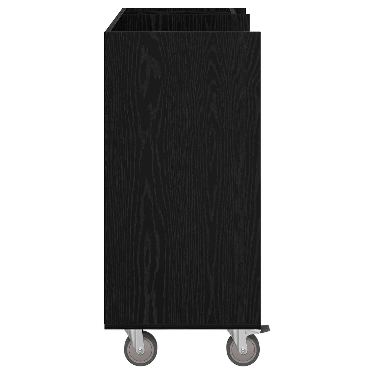 Golfkast met wiel Effen Zwart Eiken 90 x 45 x 98 cm is nu te koop bij PeponiXL, paradijselijk wonen!