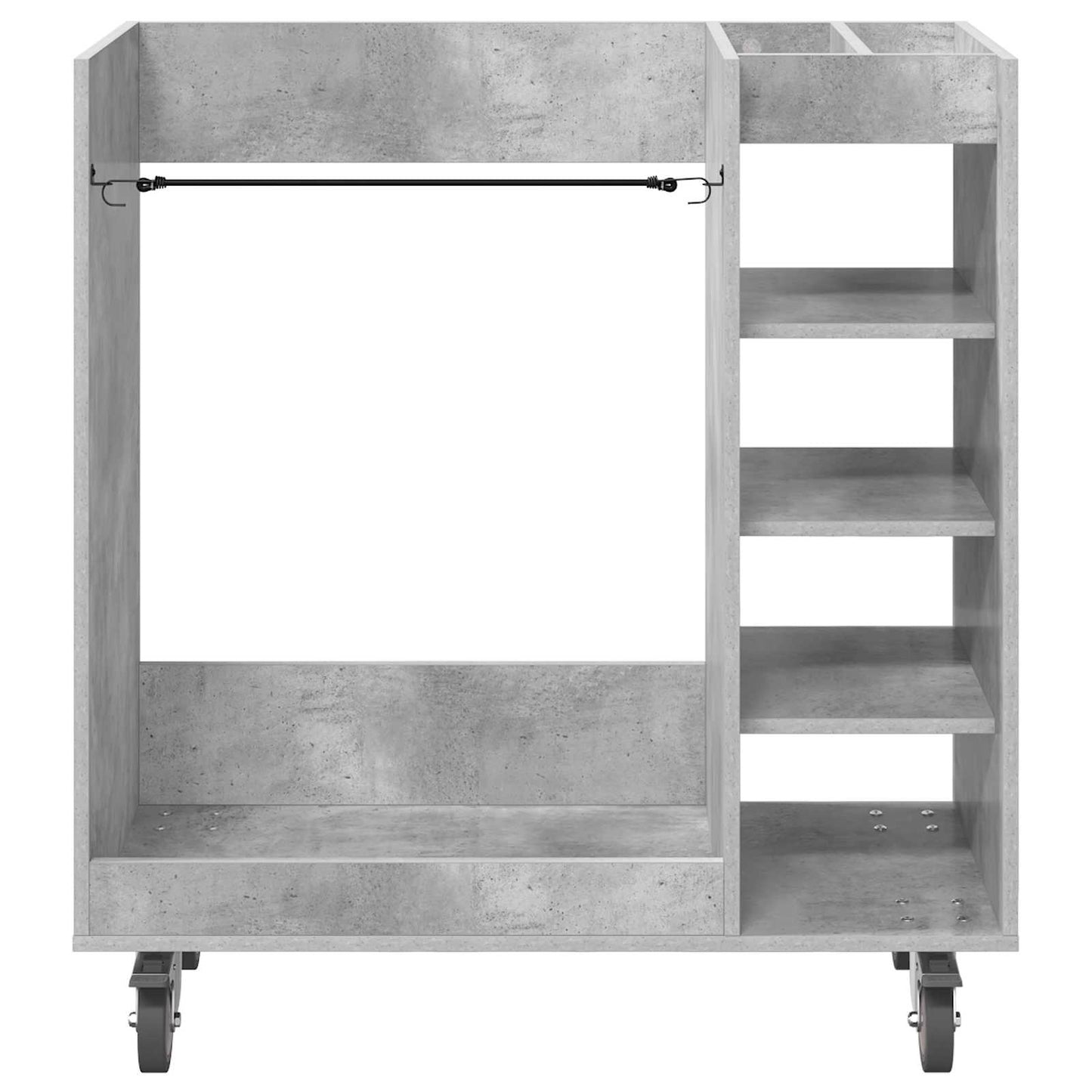 Golfkast met wiel Effen Beton Grijs 90 x 45 x 98 cm is nu te koop bij PeponiXL, paradijselijk wonen!