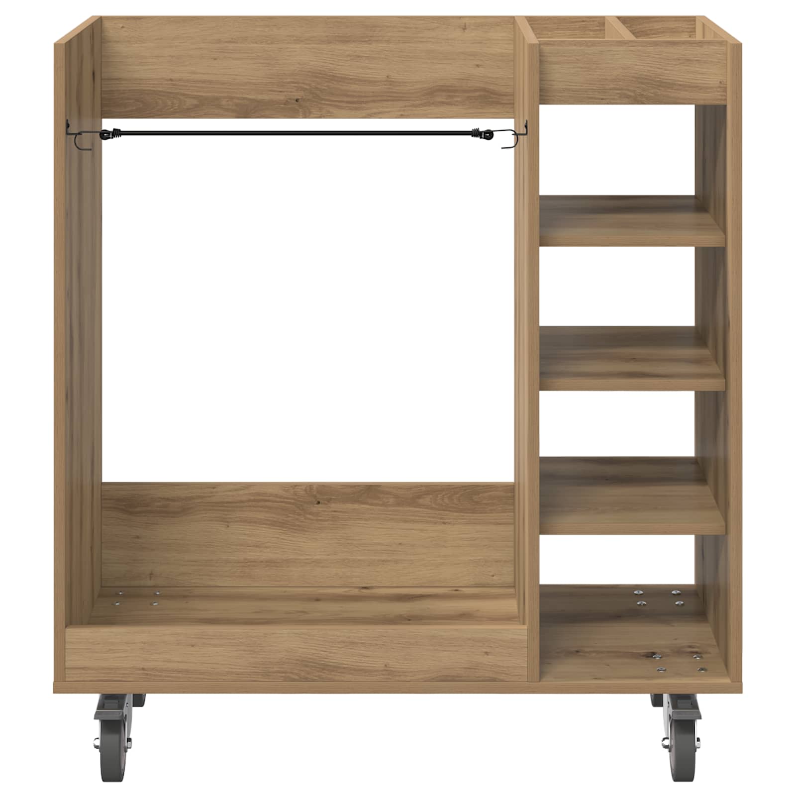 Golfkast met wiel Effen Artisan Eiken 90 x 45 x 98 cm is nu te koop bij PeponiXL, paradijselijk wonen!