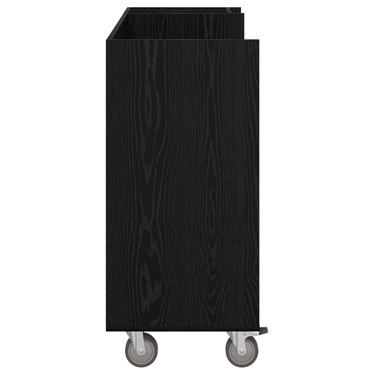 Golfkast met wiel Effen Zwart Eiken 120 x 45 x 98 cm is nu te koop bij PeponiXL, paradijselijk wonen!