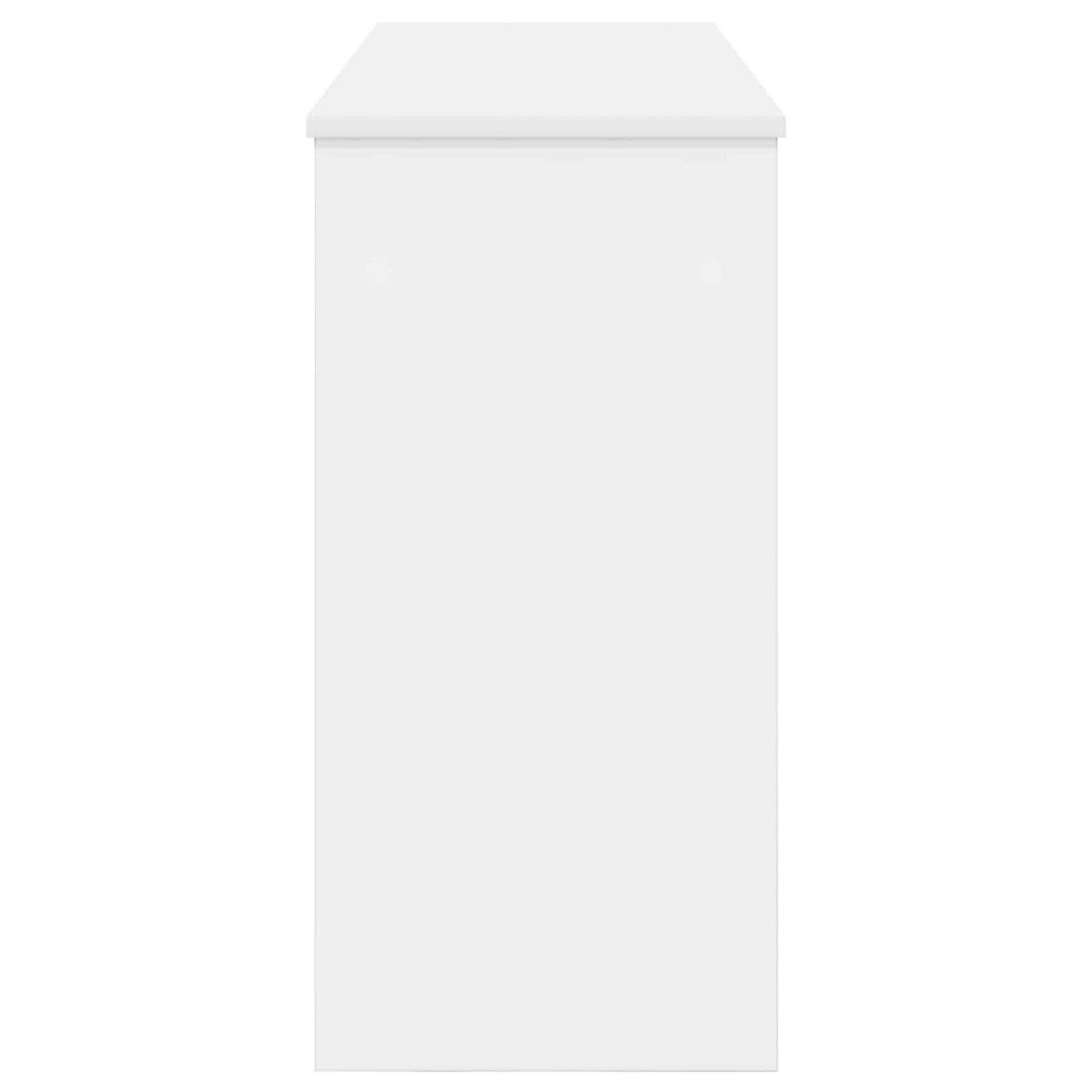 Keyboardstand Wit 130 x 32 x 64 cm Bewerkt hout is nu te koop bij PeponiXL, paradijselijk wonen!