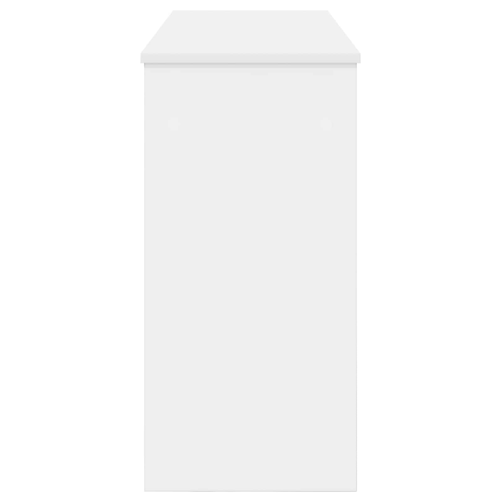 Keyboardstand Wit 130 x 32 x 64 cm Bewerkt hout is nu te koop bij PeponiXL, paradijselijk wonen!