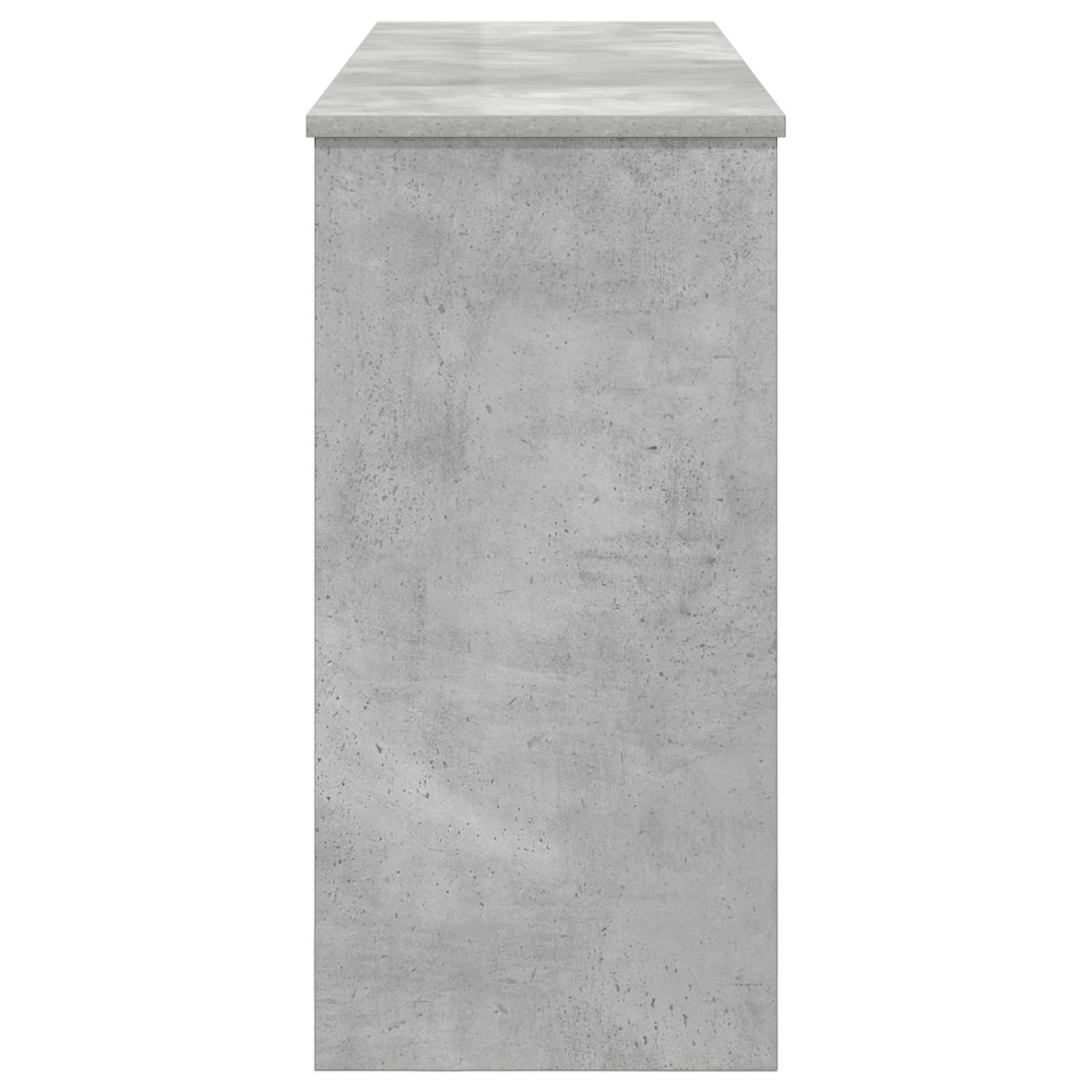 Keyboardstand Beton Grijs 120 x 32 x 64 cm Bewerkt hout is nu te koop bij PeponiXL, paradijselijk wonen!