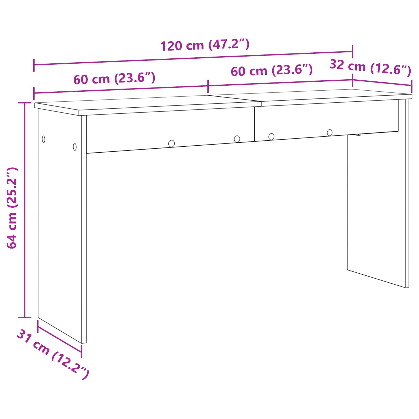 Keyboardstand Beton Grijs 120 x 32 x 64 cm Bewerkt hout is nu te koop bij PeponiXL, paradijselijk wonen!