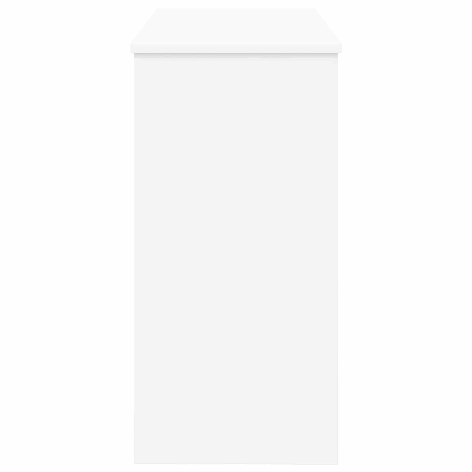 Keyboardstand Wit 100 x 32 x 64 cm Bewerkt hout is nu te koop bij PeponiXL, paradijselijk wonen!