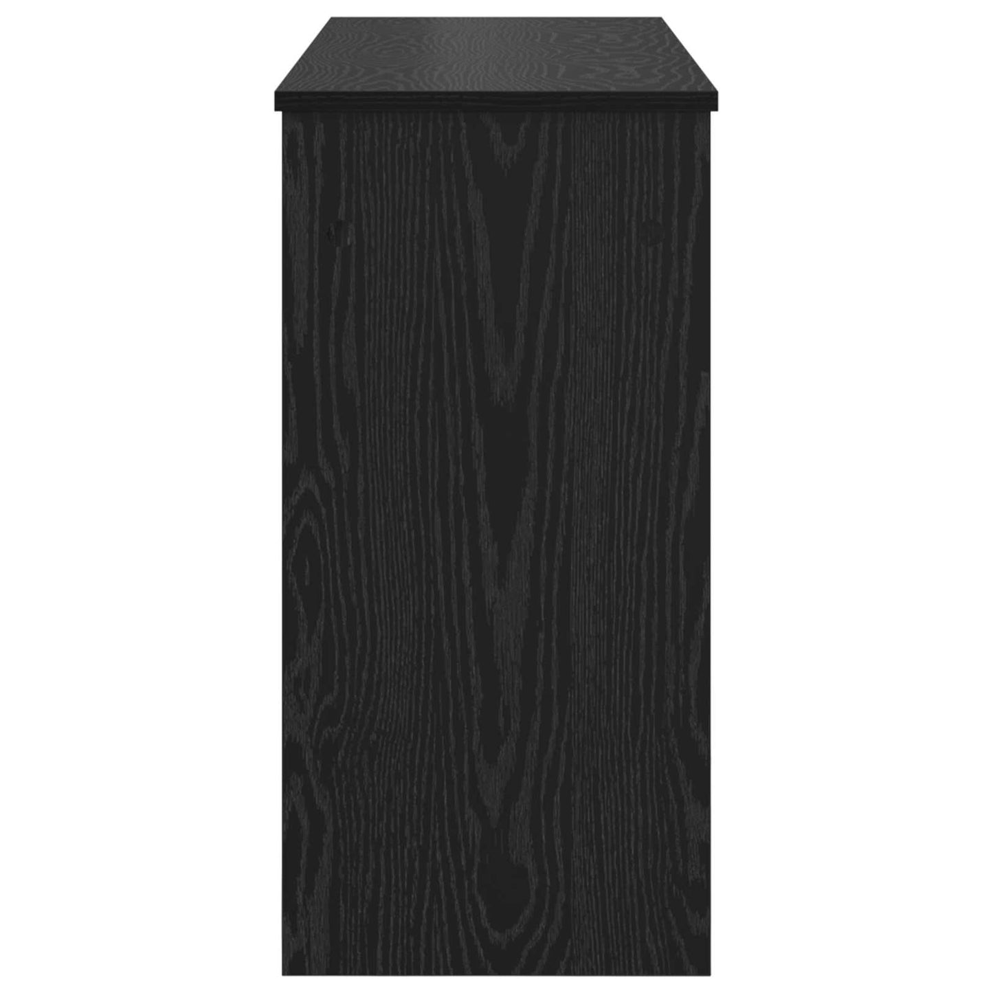 Keyboardstand Zwart Eiken 100 x 32 x 64 cm Bewerkt hout is nu te koop bij PeponiXL, paradijselijk wonen!