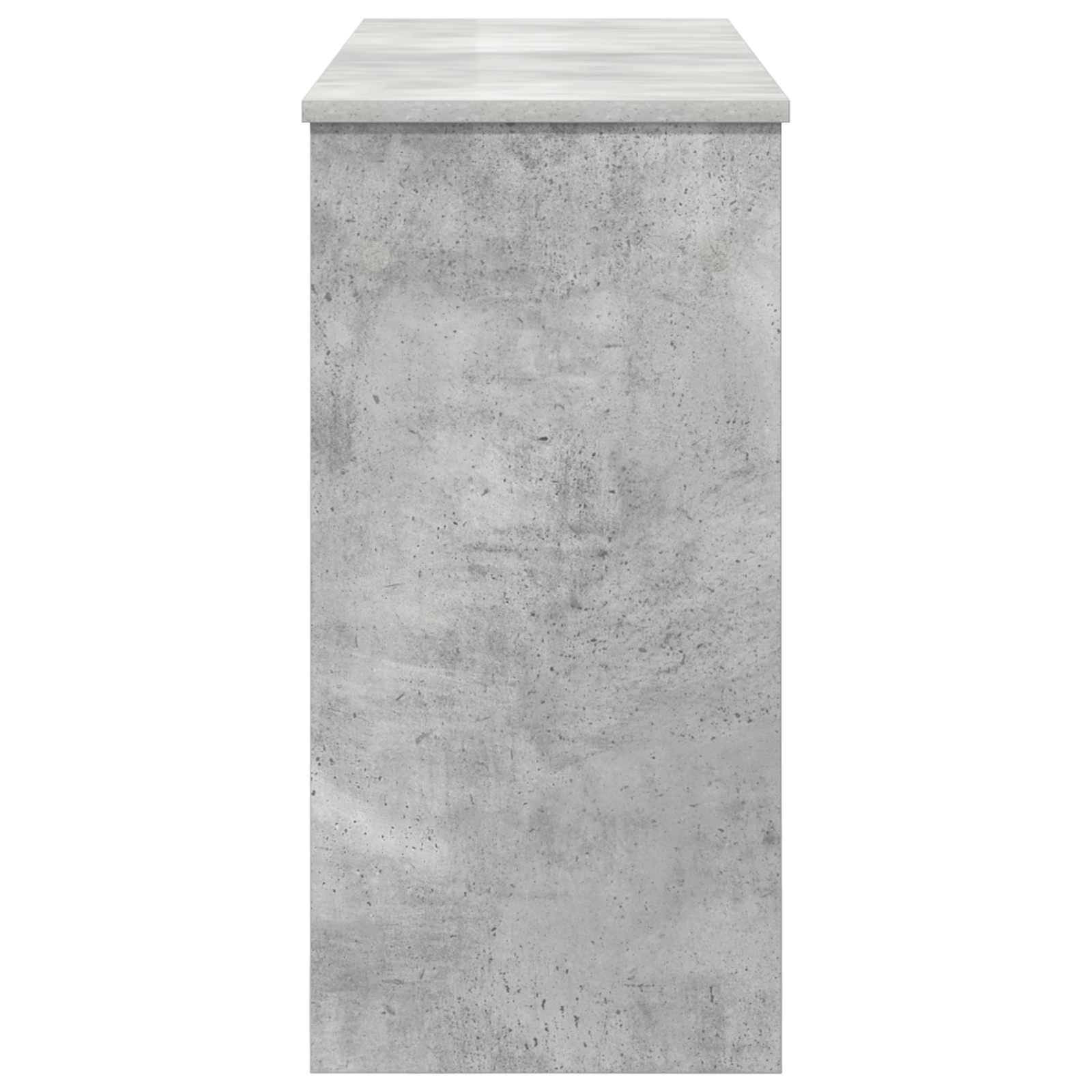 Keyboardstand Beton Grijs 100 x 32 x 64 cm Bewerkt hout is nu te koop bij PeponiXL, paradijselijk wonen!