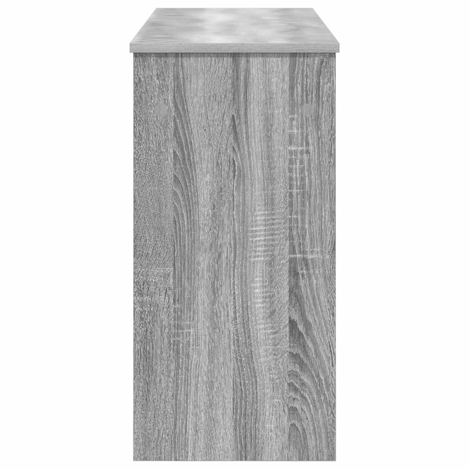 Keyboardstand Grijs Sonoma 100 x 32 x 64 cm Bewerkt hout is nu te koop bij PeponiXL, paradijselijk wonen!