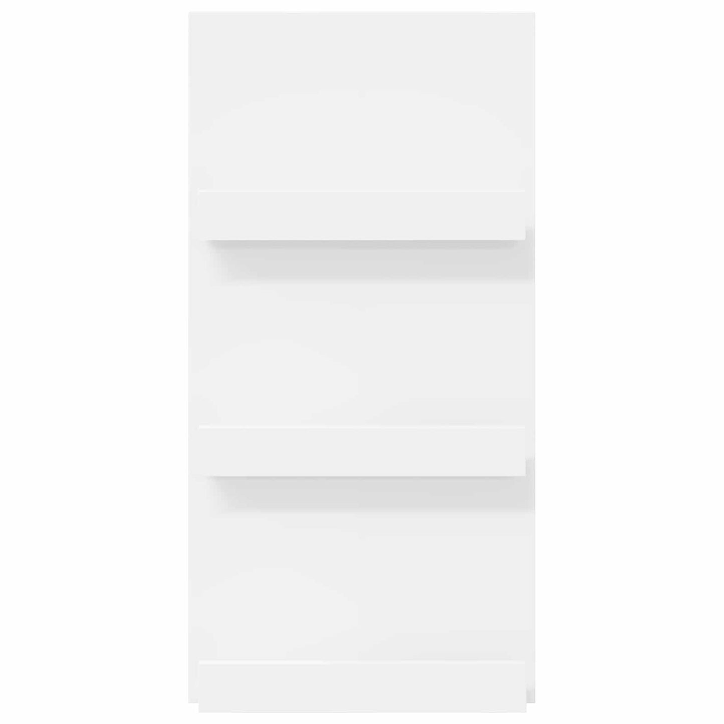 Tijdschrift Rek met plank Wit 51 x 11 x 102 cm Bewerkt hout is nu te koop bij PeponiXL, paradijselijk wonen!