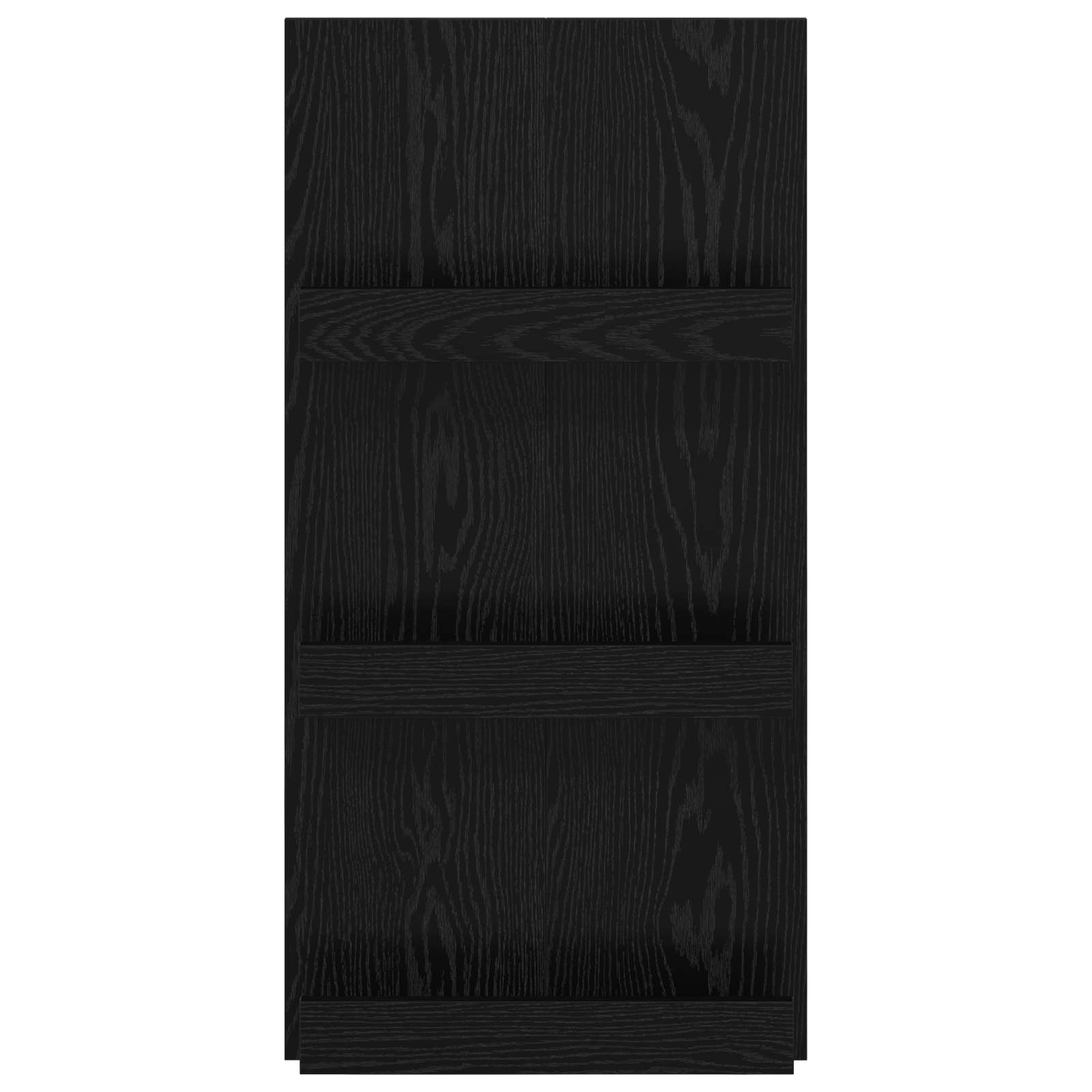 Tijdschrift Rek Zwart Eiken 51 x 11 x 102 cm Bewerkt hout is nu te koop bij PeponiXL, paradijselijk wonen!