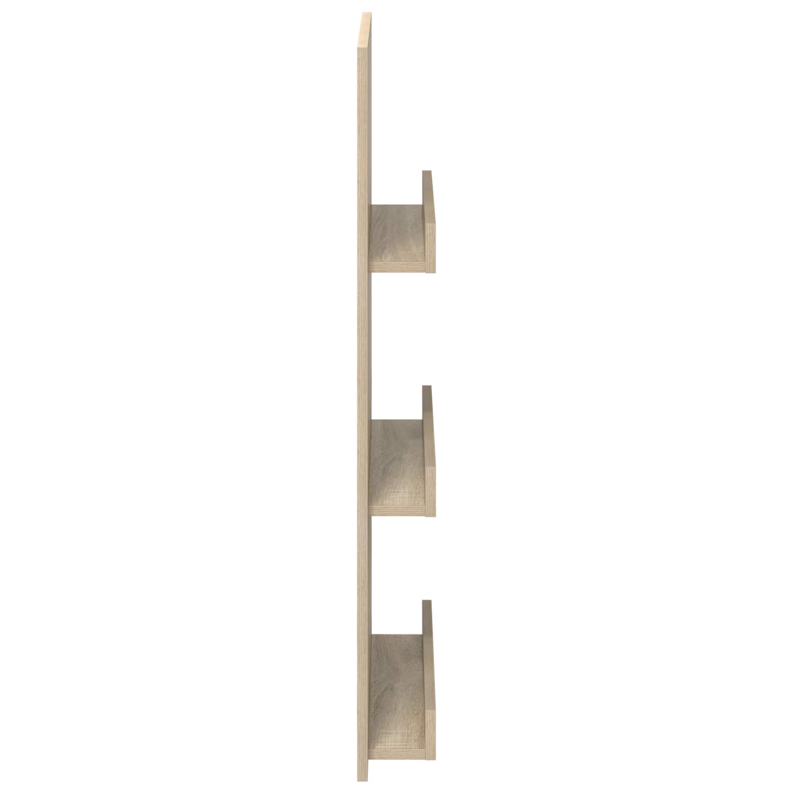 Tijdschrift Rek Sonoma Eiken 51 x 11 x 102 cm Bewerkt hout is nu te koop bij PeponiXL, paradijselijk wonen!