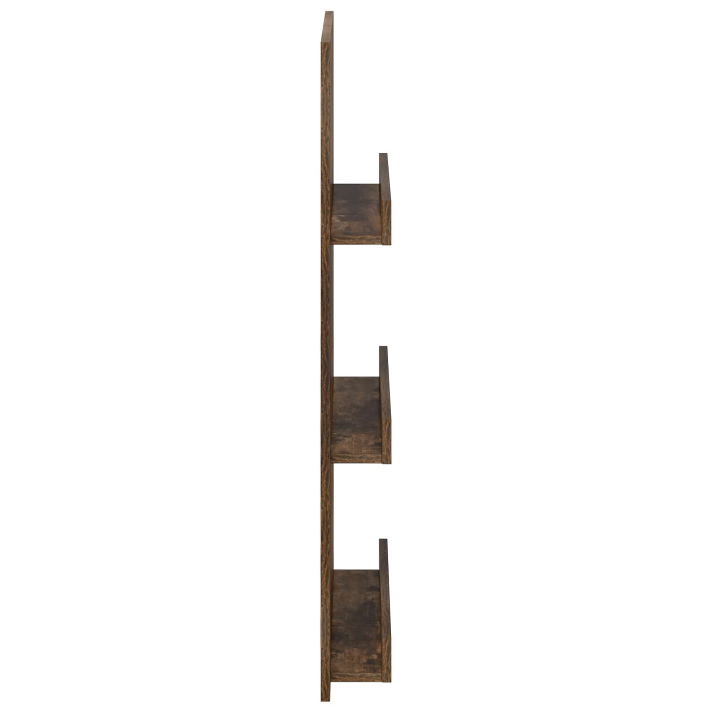 Tijdschrift Rek Gerookt eiken 51 x 11 x 102 cm Bewerkt hout is nu te koop bij PeponiXL, paradijselijk wonen!