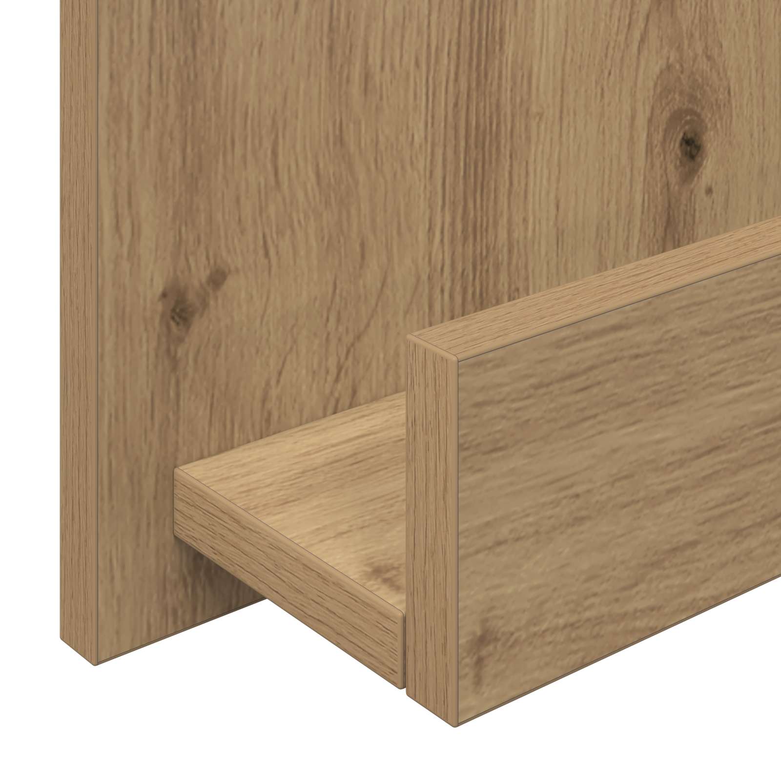 Tijdschrift Rek Artisan Eiken 51 x 11 x 102 cm Bewerkt hout is nu te koop bij PeponiXL, paradijselijk wonen!