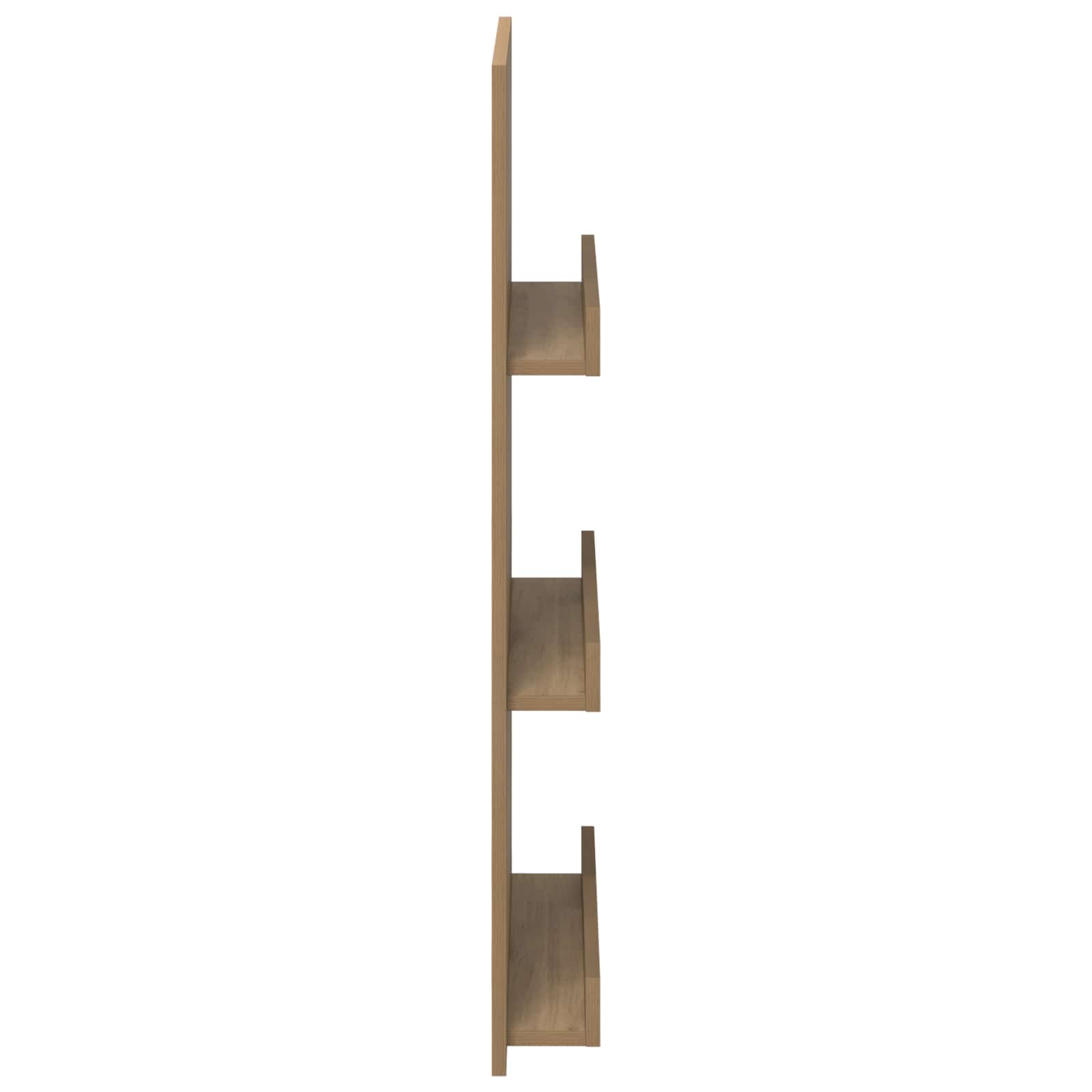 Tijdschrift Rek Artisan Eiken 51 x 11 x 102 cm Bewerkt hout is nu te koop bij PeponiXL, paradijselijk wonen!