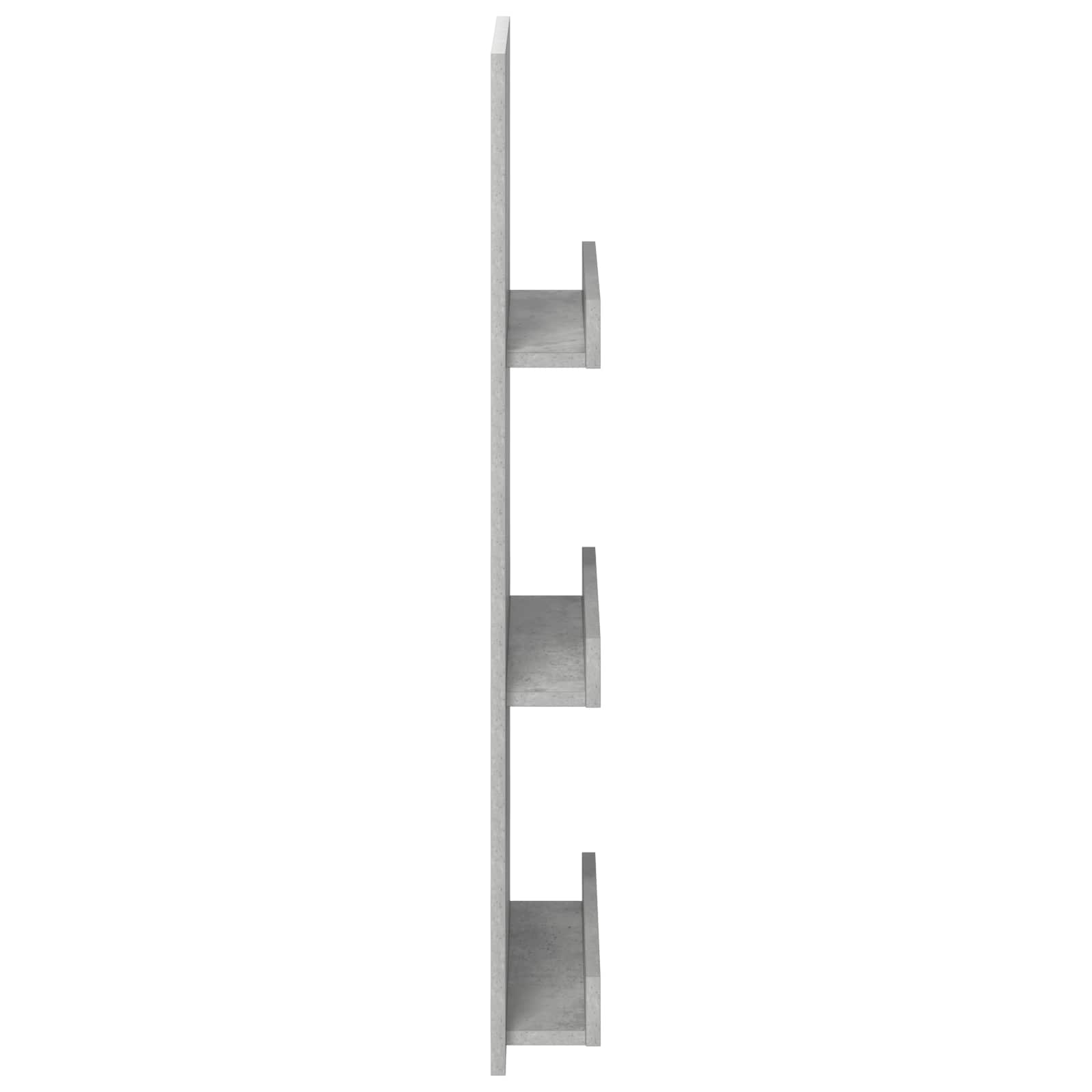 Tijdschrift Rek Beton Grijs 43 x 11 x 102 cm Bewerkt hout is nu te koop bij PeponiXL, paradijselijk wonen!