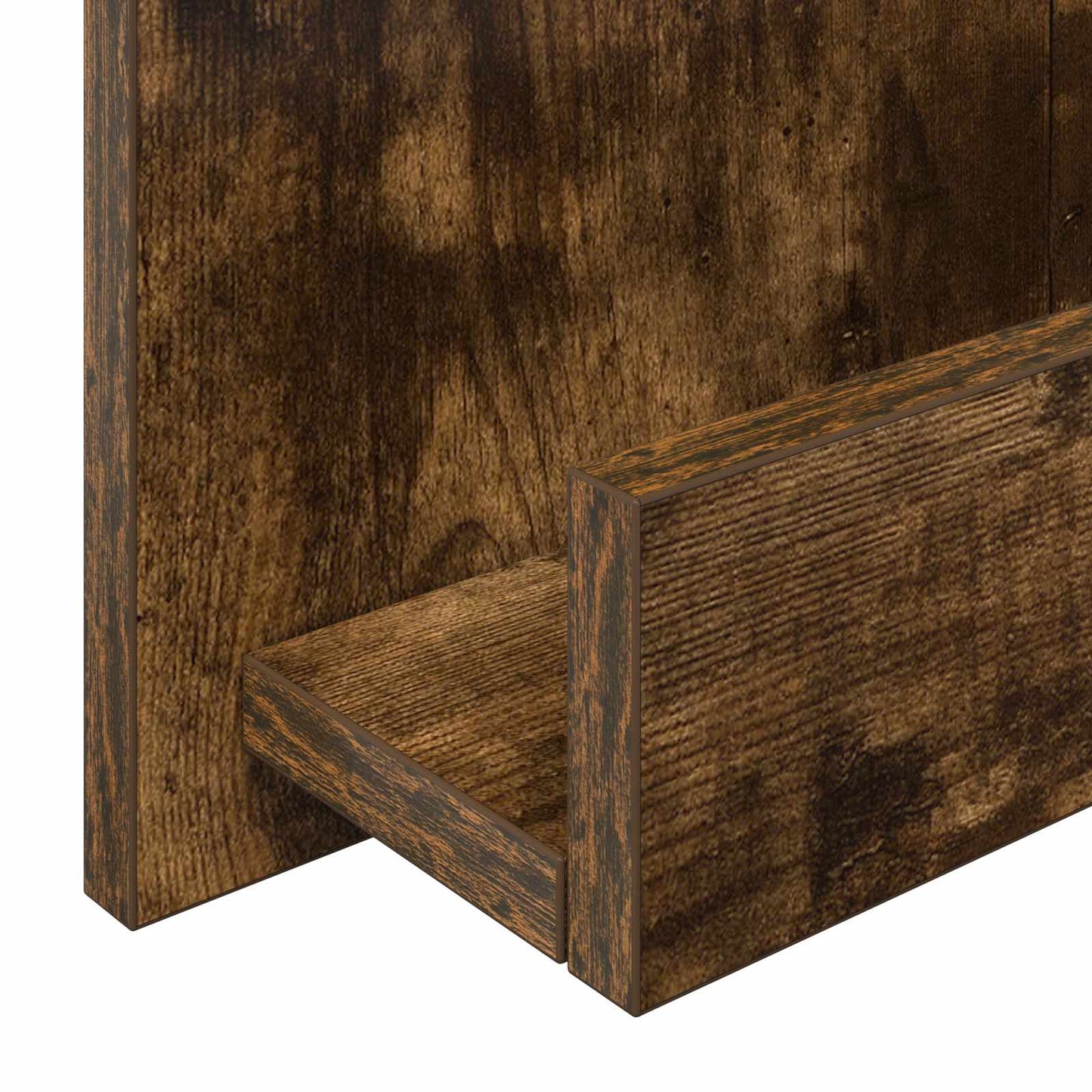 Tijdschrift Rek Gerookt eiken 43 x 11 x 102 cm Bewerkt hout is nu te koop bij PeponiXL, paradijselijk wonen!