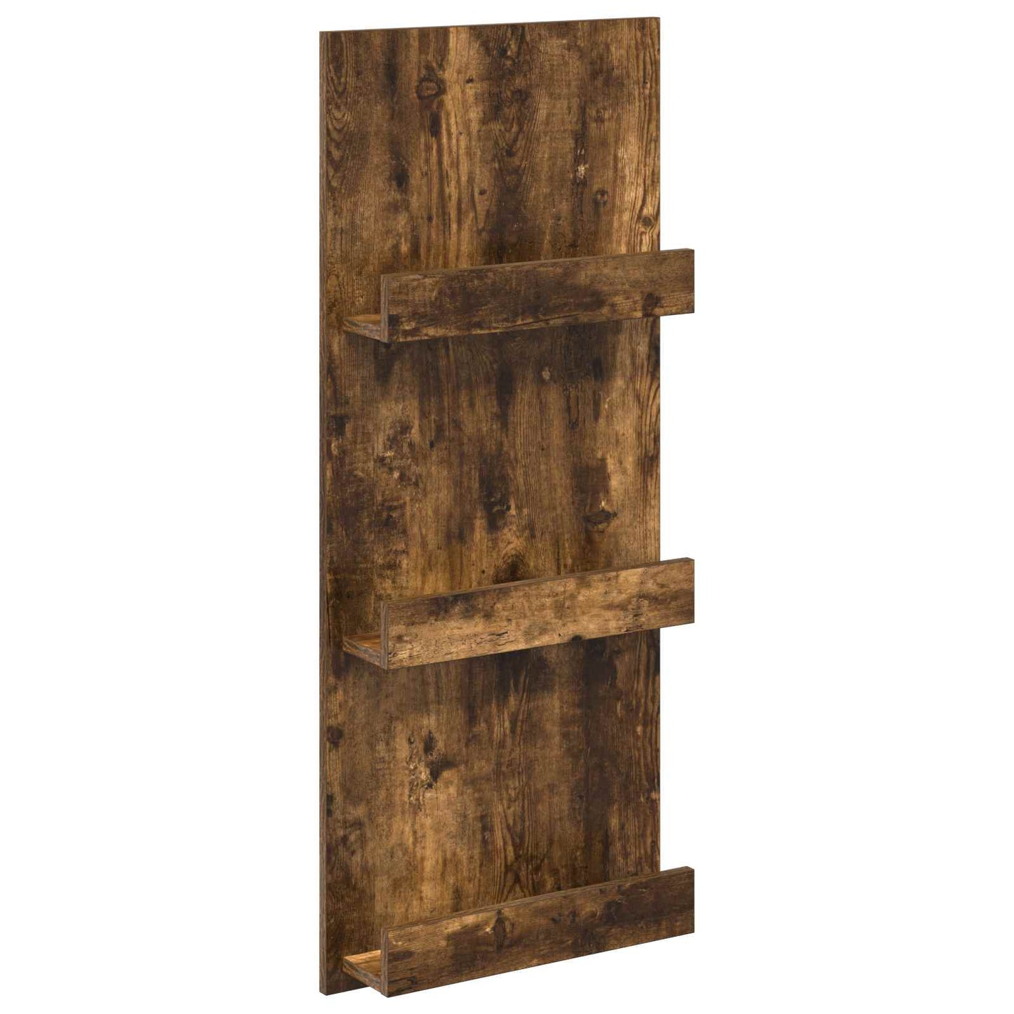 Tijdschrift Rek Gerookt eiken 43 x 11 x 102 cm Bewerkt hout is nu te koop bij PeponiXL, paradijselijk wonen!