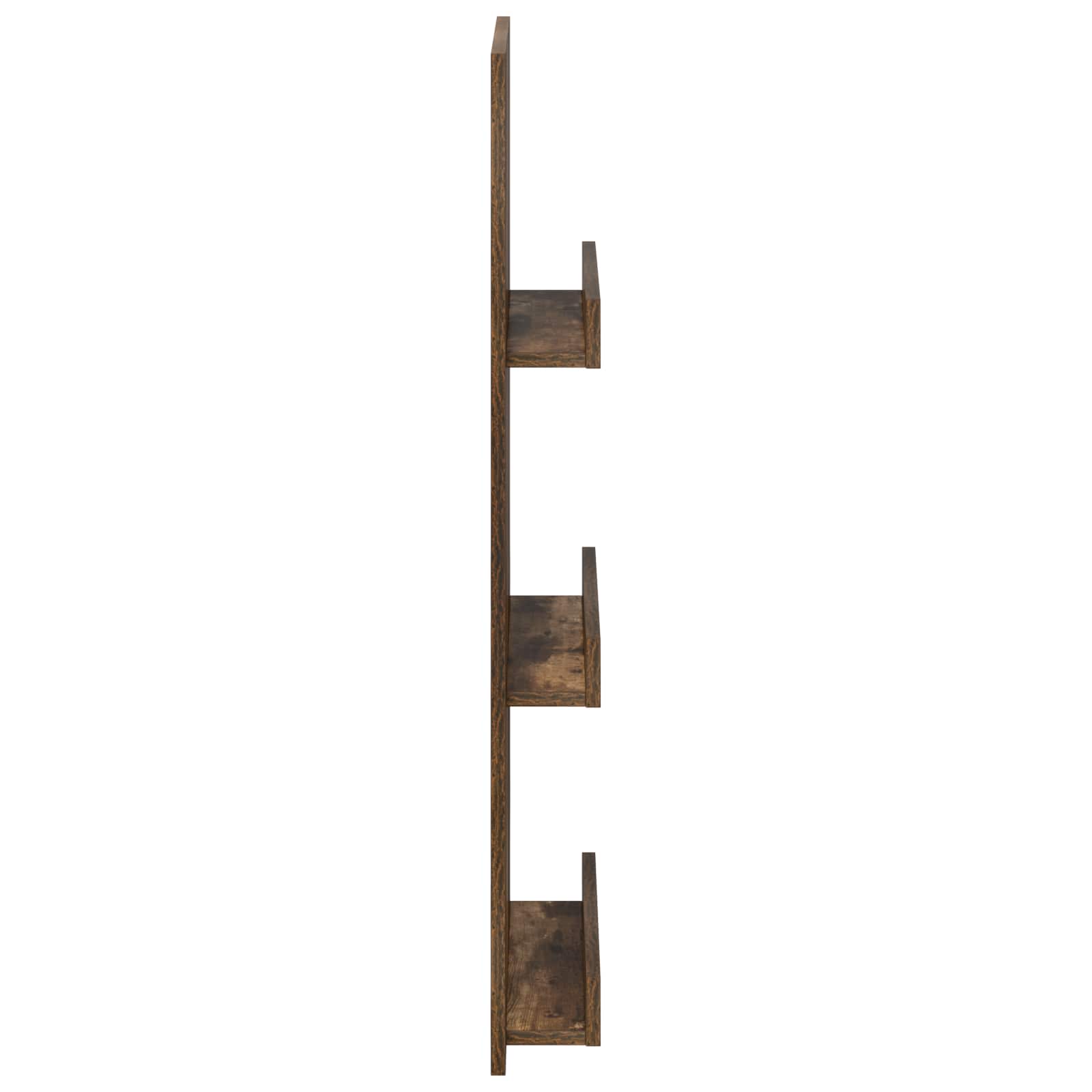Tijdschrift Rek Gerookt eiken 43 x 11 x 102 cm Bewerkt hout is nu te koop bij PeponiXL, paradijselijk wonen!