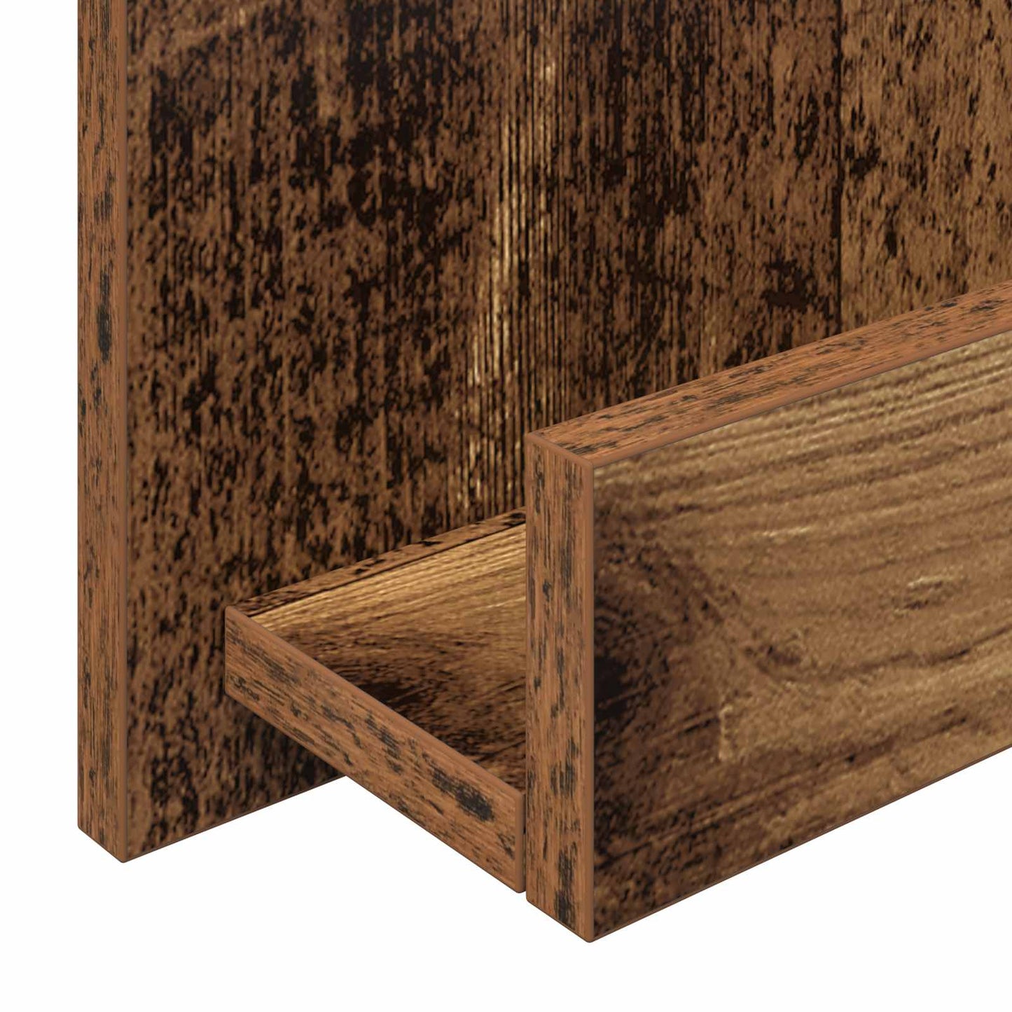 Tijdschrift Rek met plank Oudhout 43 x 11 x 102 cm Bewerkt hout is nu te koop bij PeponiXL, paradijselijk wonen!