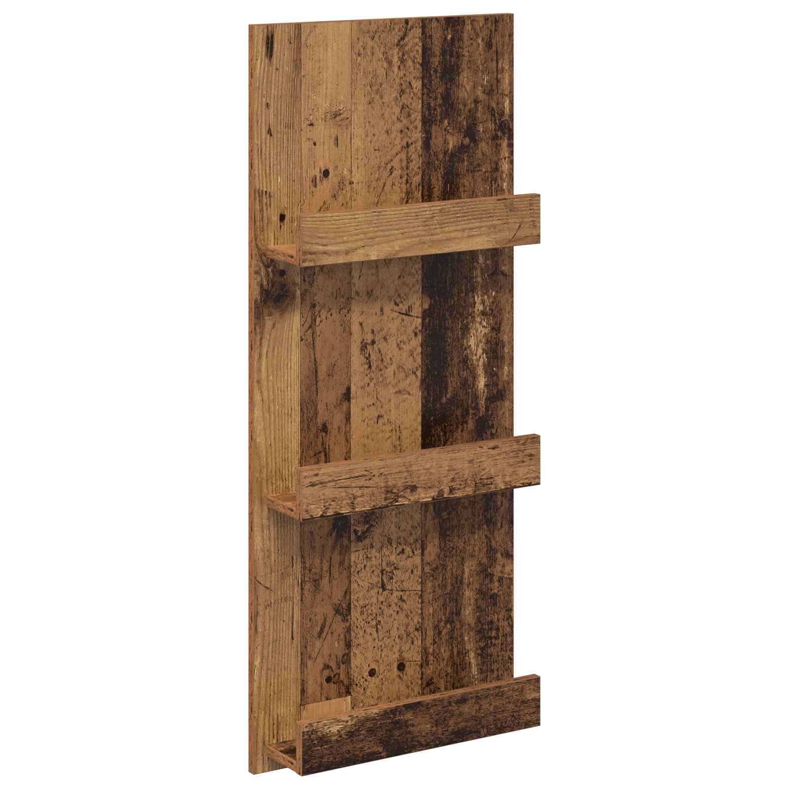 Tijdschrift Rek met plank Oudhout 43 x 11 x 102 cm Bewerkt hout is nu te koop bij PeponiXL, paradijselijk wonen!
