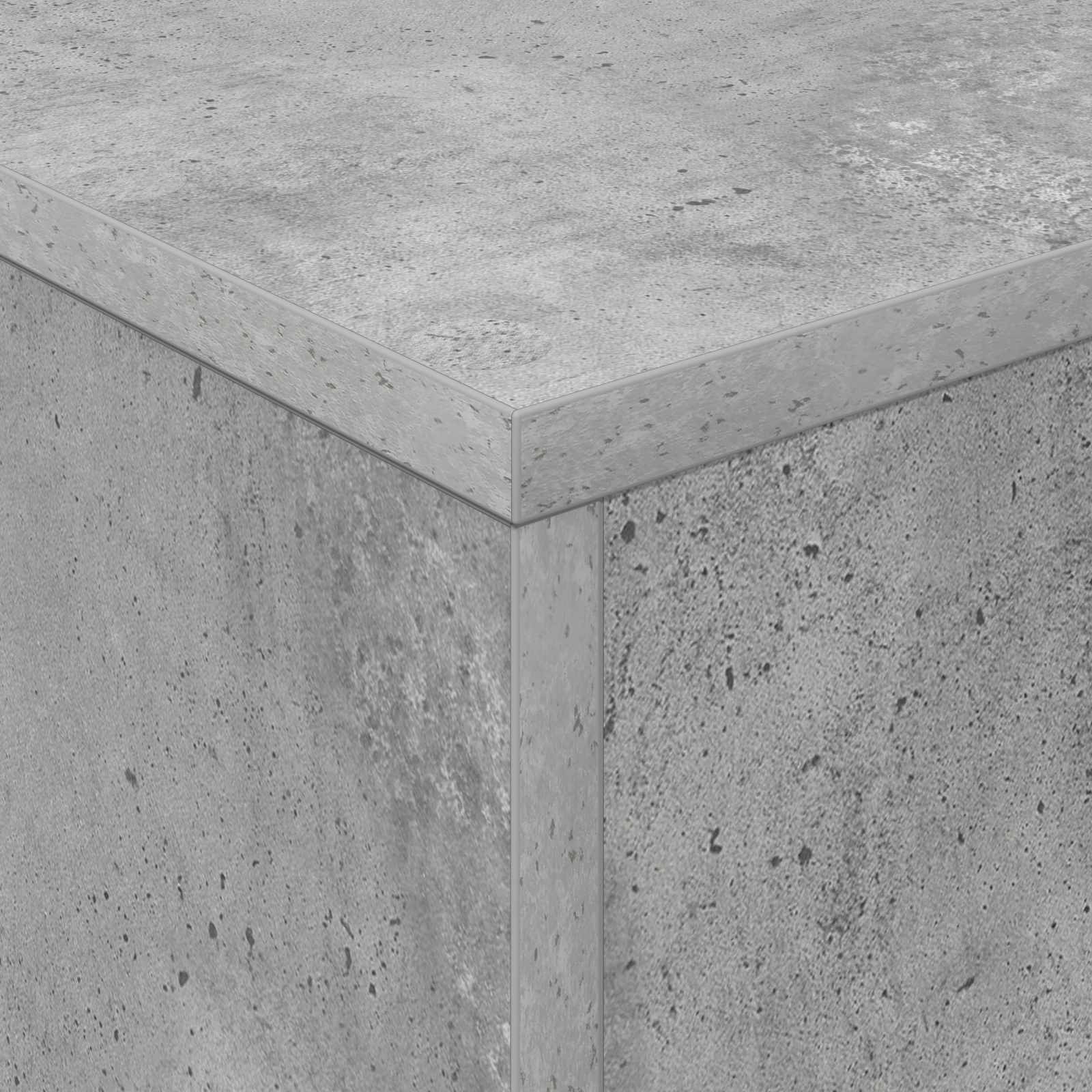 Tijdschrift Rek Beton Grijs 70 x 41 x 156 cm Bewerkt hout is nu te koop bij PeponiXL, paradijselijk wonen!