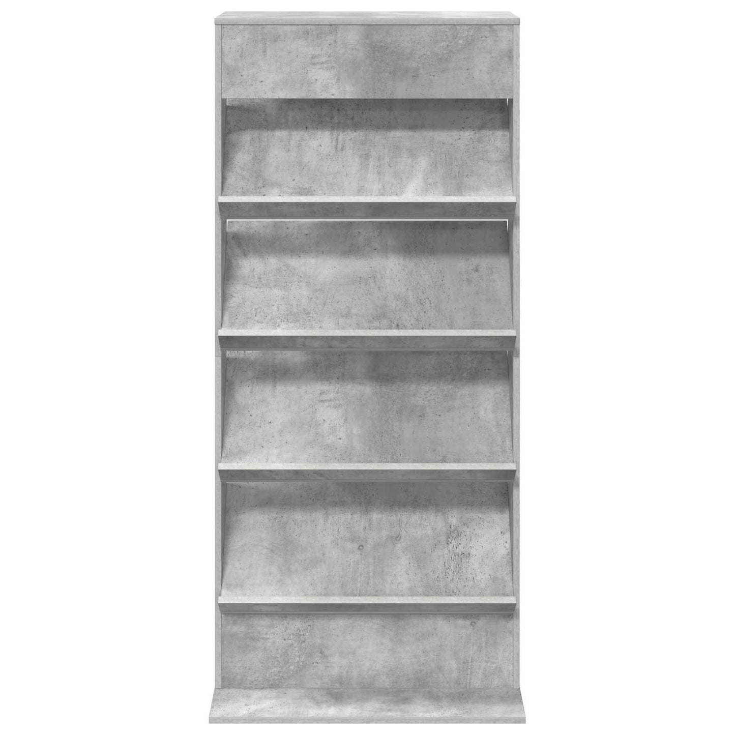 Tijdschrift Rek Beton Grijs 70 x 41 x 156 cm Bewerkt hout is nu te koop bij PeponiXL, paradijselijk wonen!