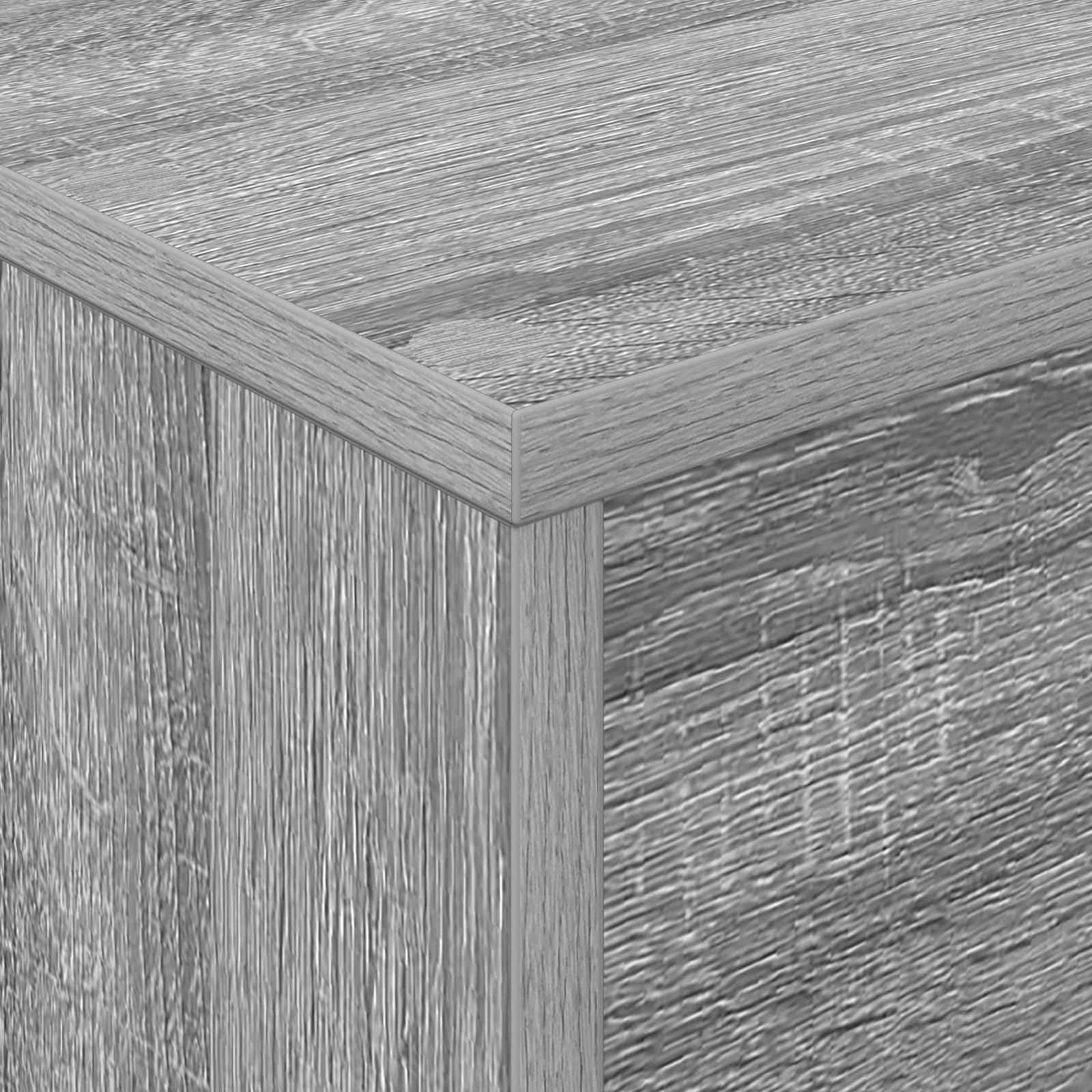 Tijdschrift Rek Grijs Sonoma 70 x 41 x 156 cm Bewerkt hout is nu te koop bij PeponiXL, paradijselijk wonen!