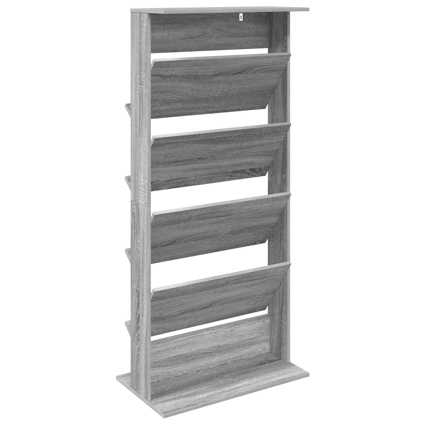 Tijdschrift Rek Grijs Sonoma 70 x 41 x 156 cm Bewerkt hout is nu te koop bij PeponiXL, paradijselijk wonen!