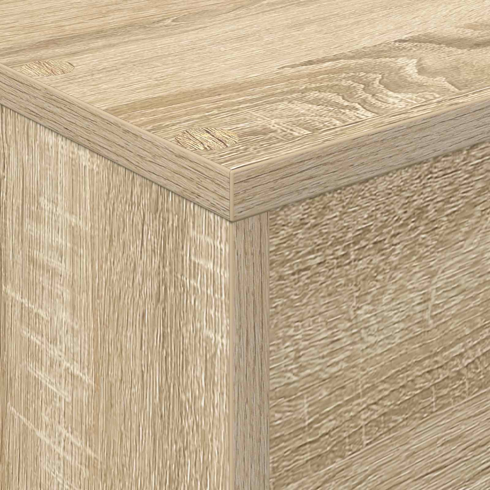 Tijdschrift Rek Sonoma Eiken 70 x 41 x 126 cm Bewerkt hout is nu te koop bij PeponiXL, paradijselijk wonen!