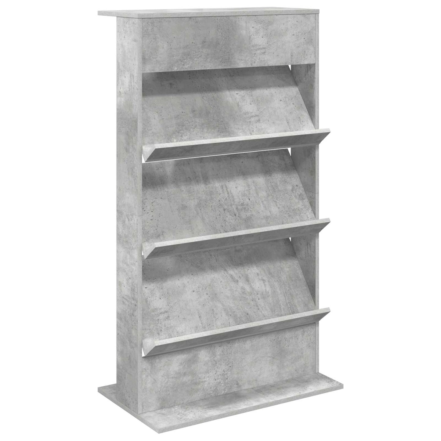 Tijdschrift Rek Beton Grijs 70 x 41 x 126 cm Bewerkt hout is nu te koop bij PeponiXL, paradijselijk wonen!