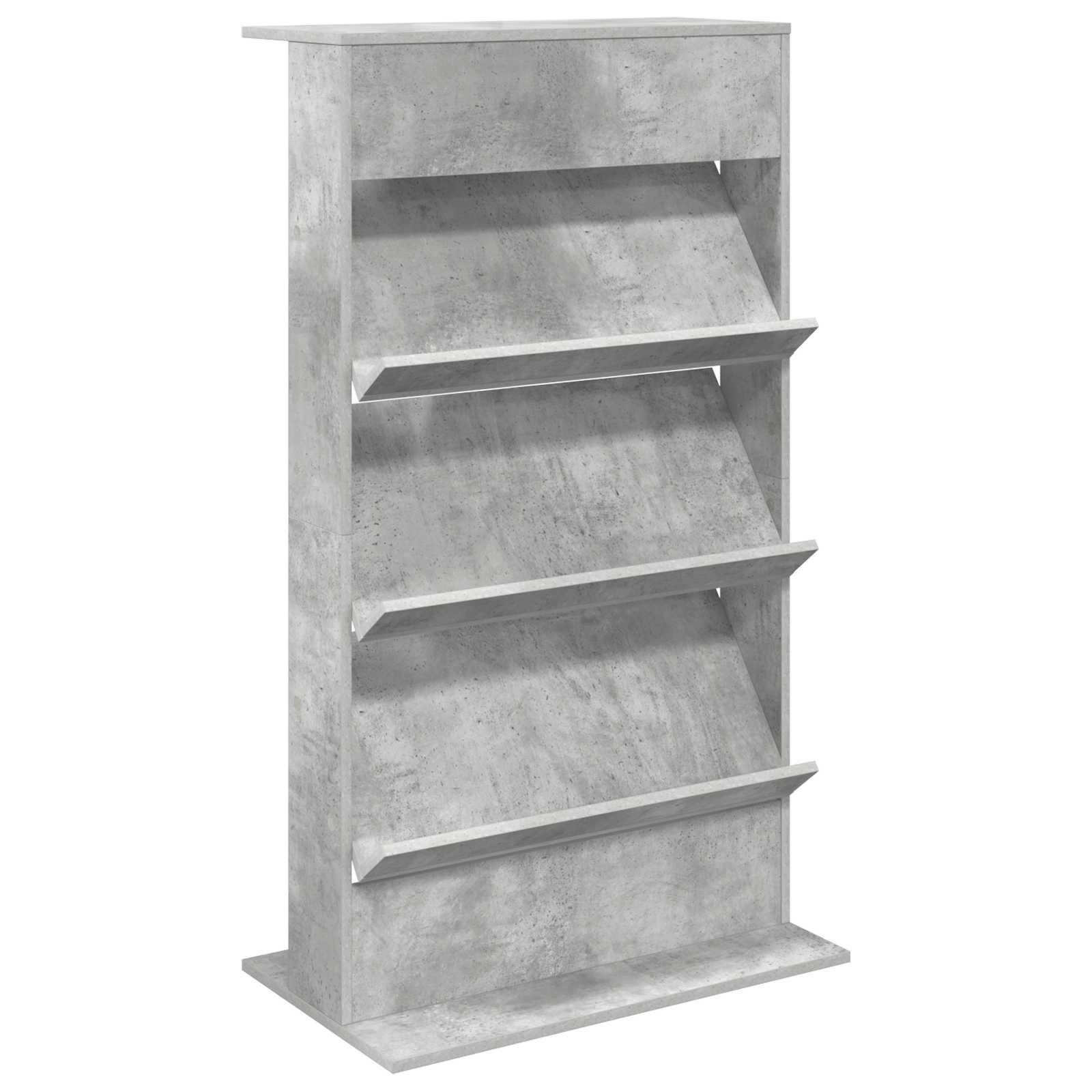 Tijdschrift Rek Beton Grijs 70 x 41 x 126 cm Bewerkt hout is nu te koop bij PeponiXL, paradijselijk wonen!