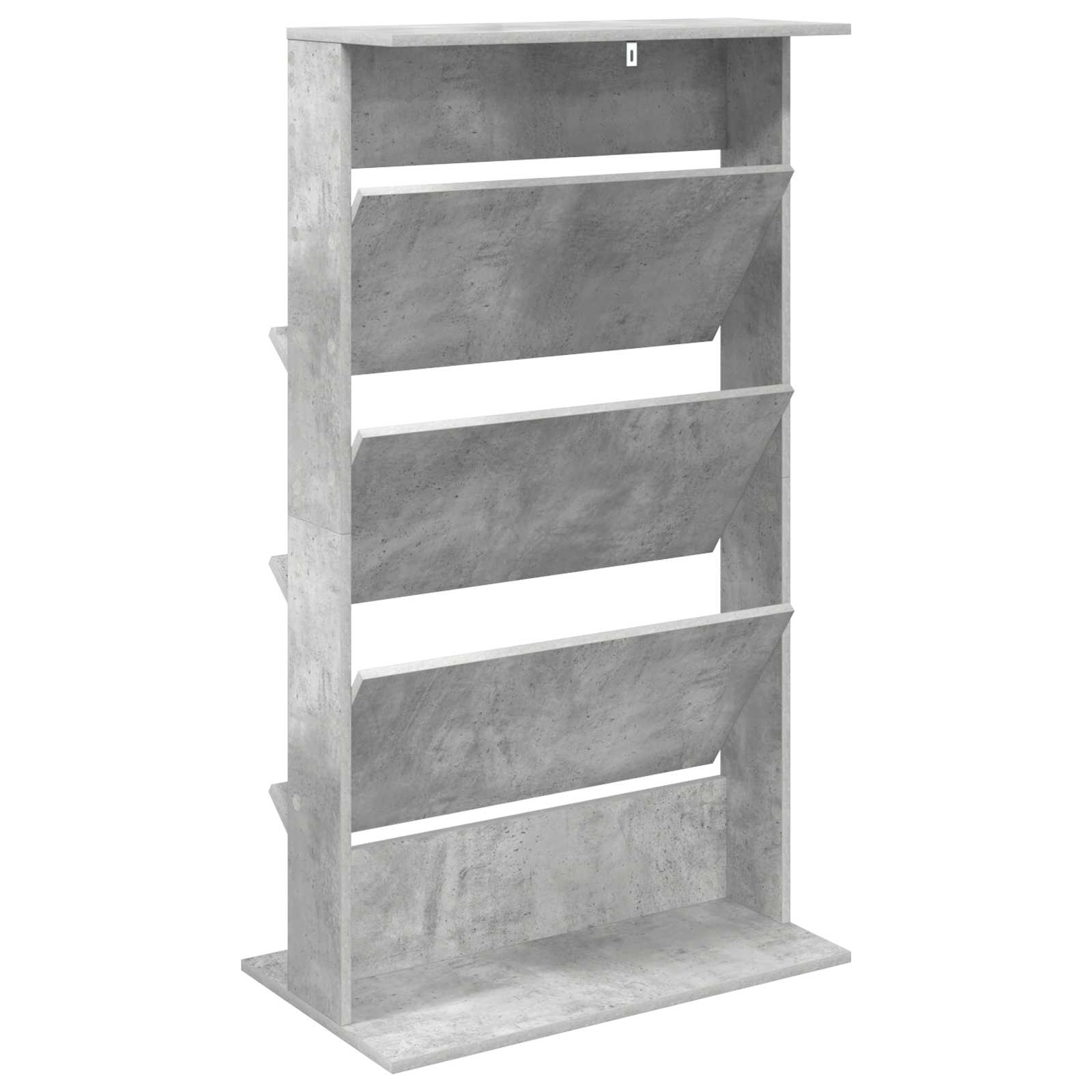 Tijdschrift Rek Beton Grijs 70 x 41 x 126 cm Bewerkt hout is nu te koop bij PeponiXL, paradijselijk wonen!