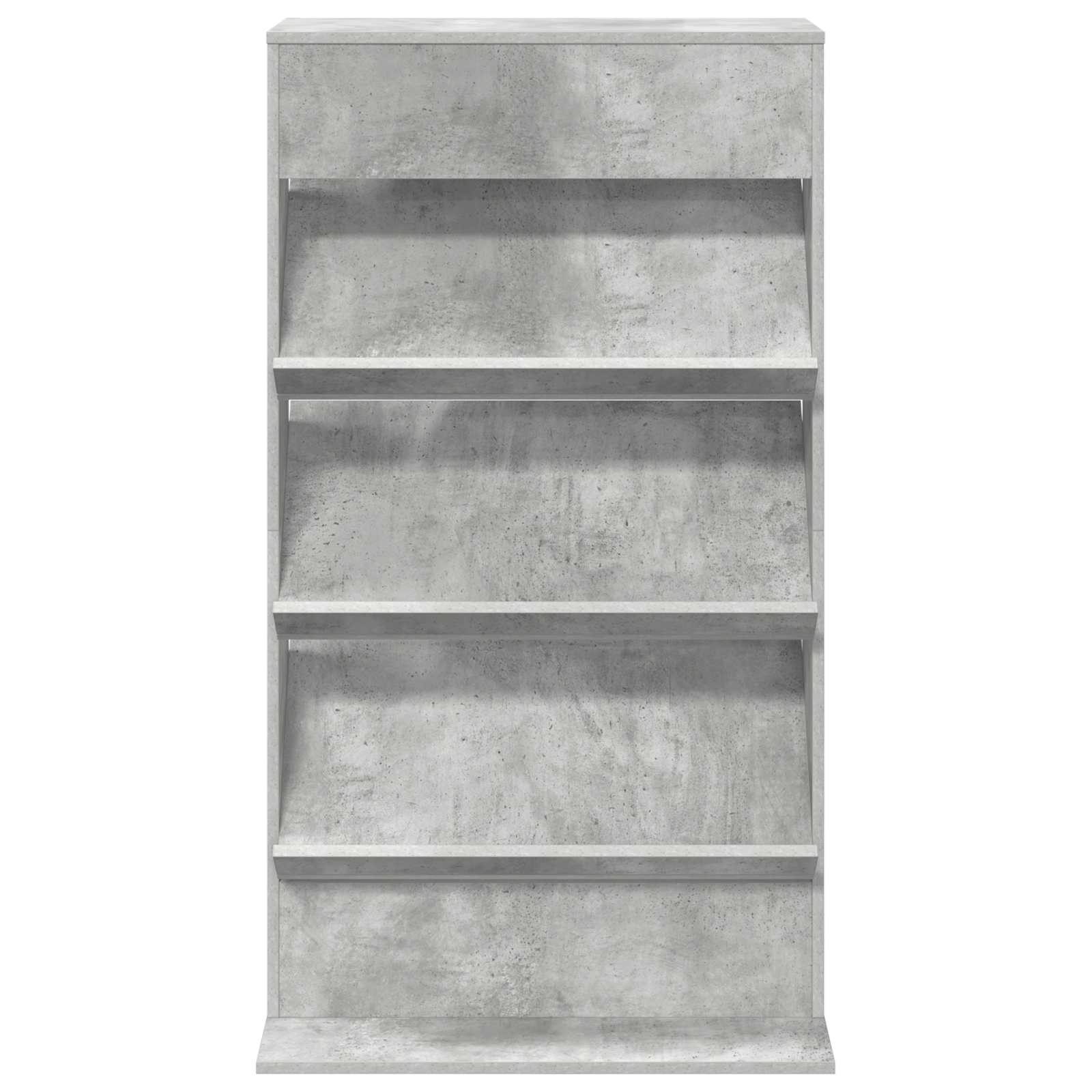 Tijdschrift Rek Beton Grijs 70 x 41 x 126 cm Bewerkt hout is nu te koop bij PeponiXL, paradijselijk wonen!
