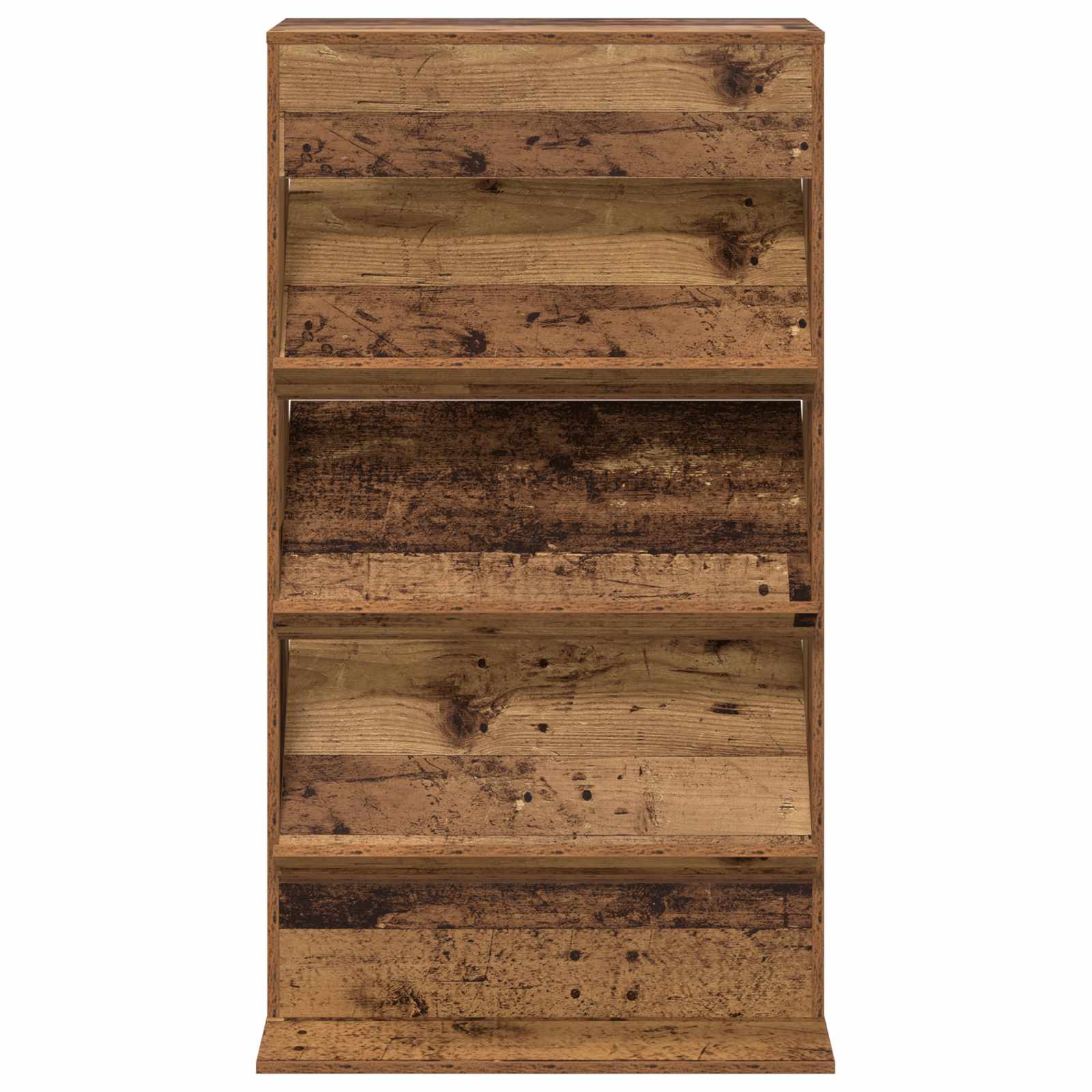 Tijdschrift Rek met plank Oudhout 70 x 41 x 126 cm Bewerkt hout is nu te koop bij PeponiXL, paradijselijk wonen!
