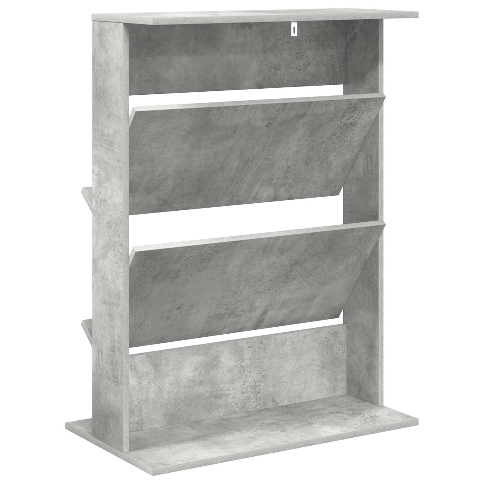 Tijdschrift Rek Beton Grijs 70 x 41 x 96 cm Bewerkt hout is nu te koop bij PeponiXL, paradijselijk wonen!