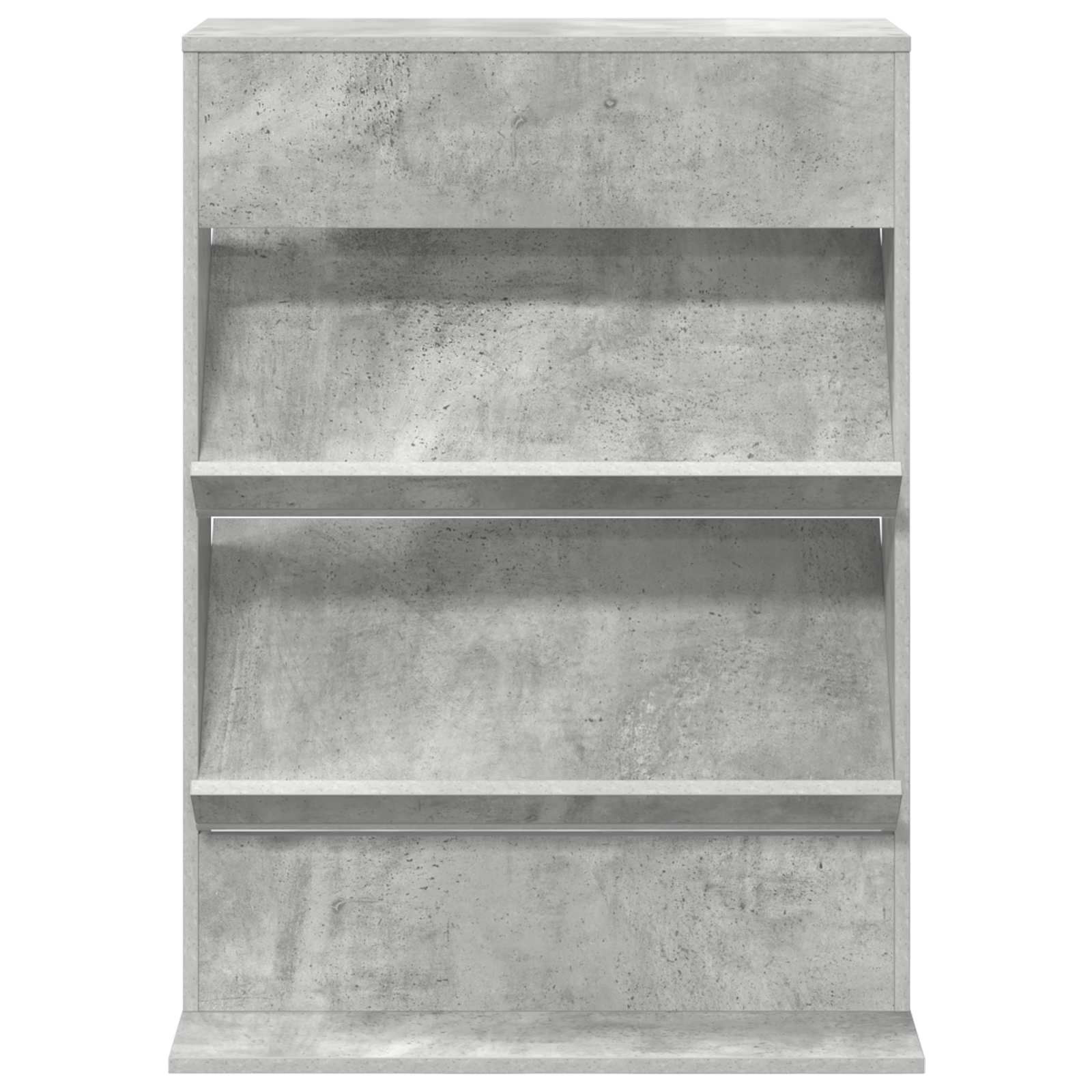 Tijdschrift Rek Beton Grijs 70 x 41 x 96 cm Bewerkt hout is nu te koop bij PeponiXL, paradijselijk wonen!