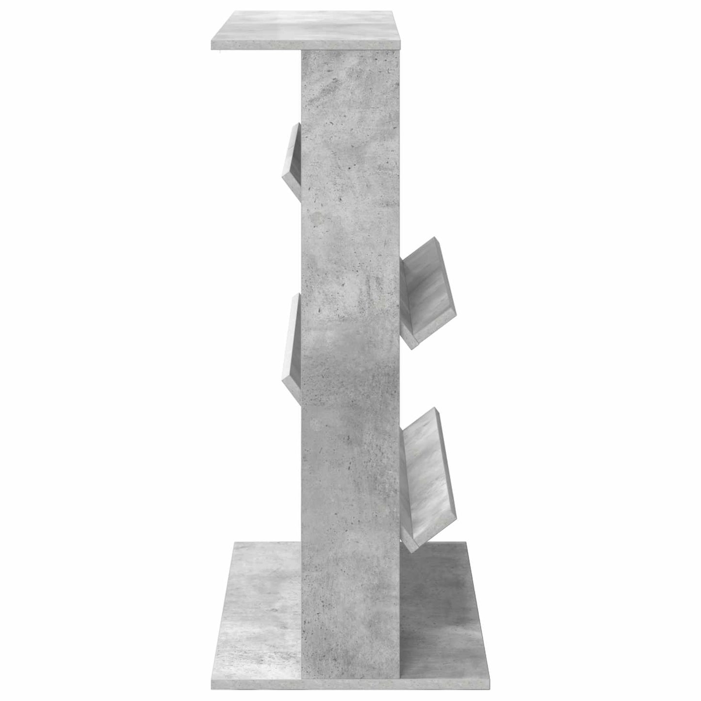 Tijdschrift Rek Beton Grijs 70 x 41 x 96 cm Bewerkt hout is nu te koop bij PeponiXL, paradijselijk wonen!