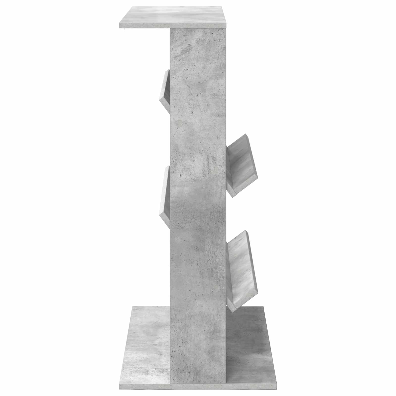 Tijdschrift Rek Beton Grijs 70 x 41 x 96 cm Bewerkt hout is nu te koop bij PeponiXL, paradijselijk wonen!