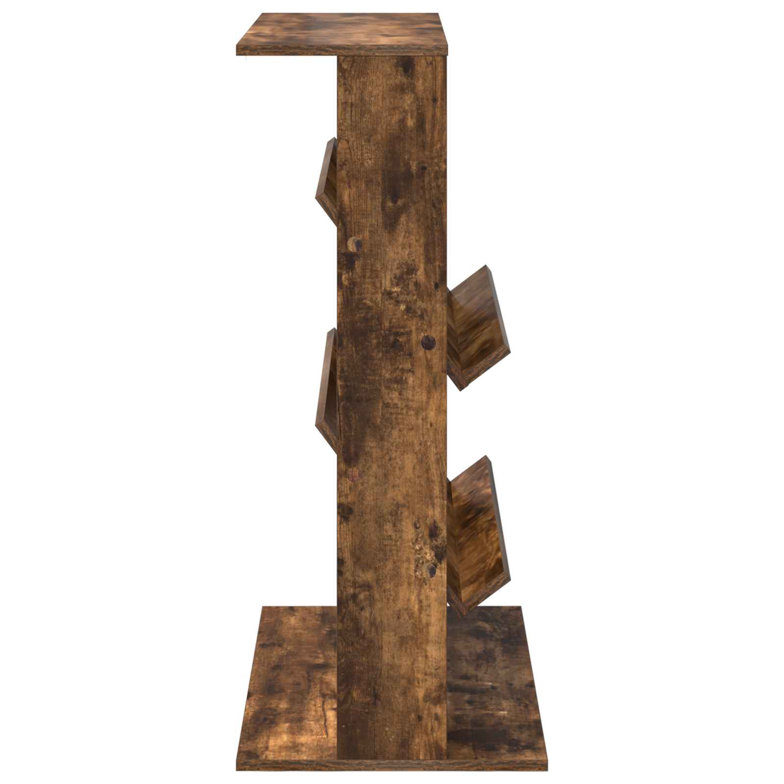 Tijdschrift Rek Gerookt eiken 70 x 41 x 96 cm Bewerkt hout is nu te koop bij PeponiXL, paradijselijk wonen!