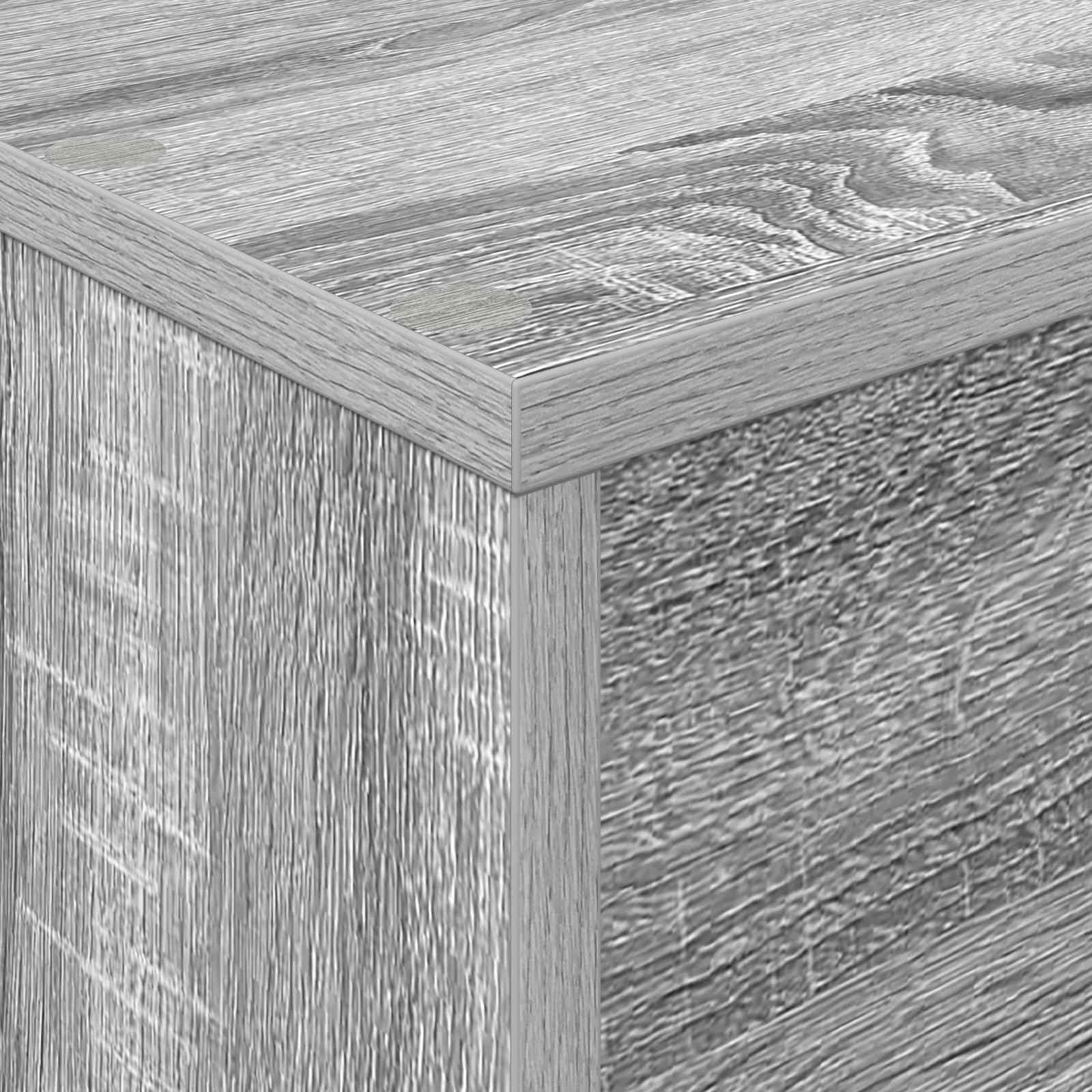 Tijdschrift Rek Grijs Sonoma 70 x 41 x 96 cm Bewerkt hout is nu te koop bij PeponiXL, paradijselijk wonen!