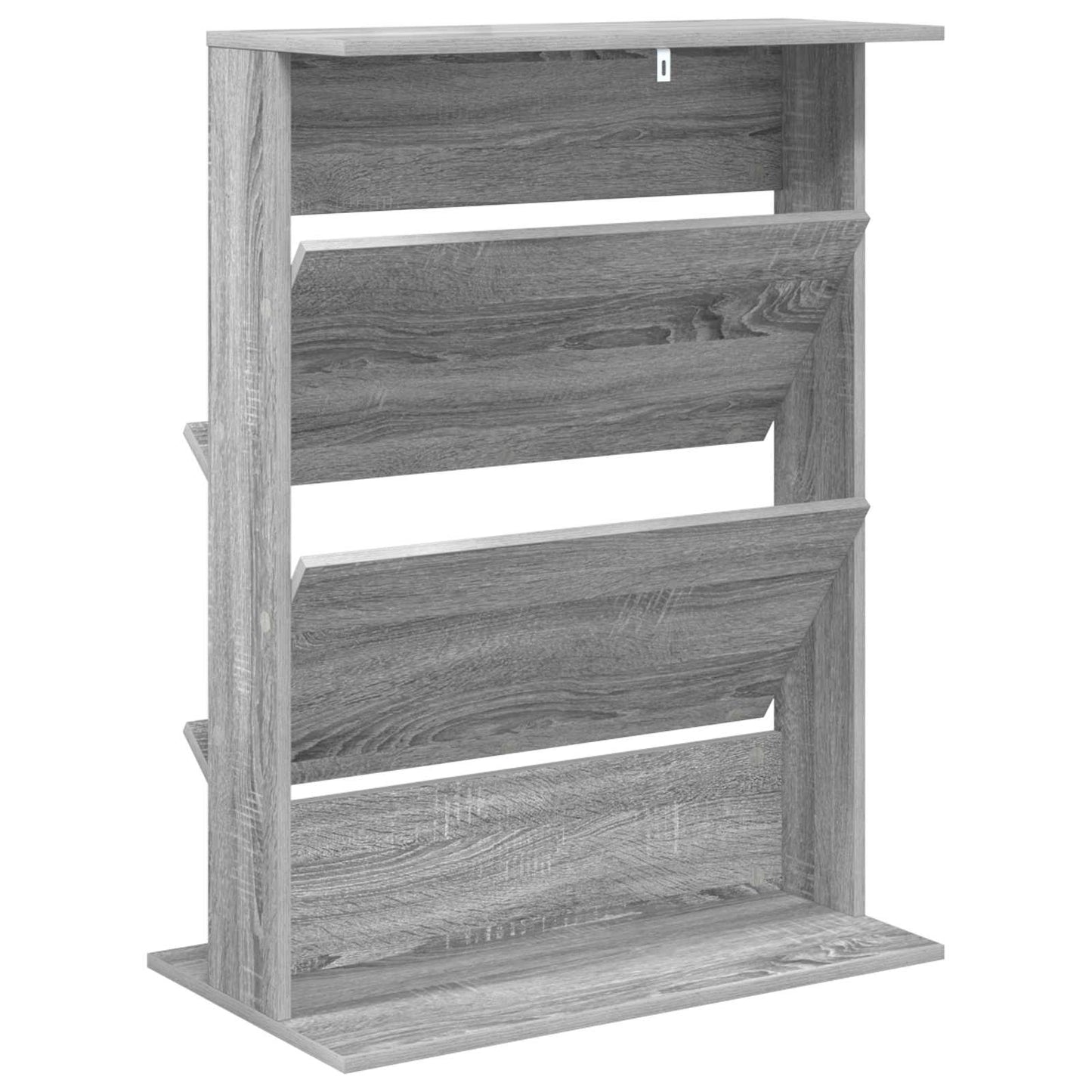 Tijdschrift Rek Grijs Sonoma 70 x 41 x 96 cm Bewerkt hout is nu te koop bij PeponiXL, paradijselijk wonen!