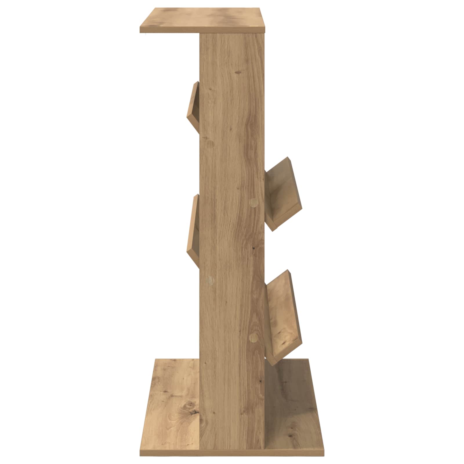 Tijdschrift Rek Artisan Eiken 70 x 41 x 96 cm Bewerkt hout is nu te koop bij PeponiXL, paradijselijk wonen!