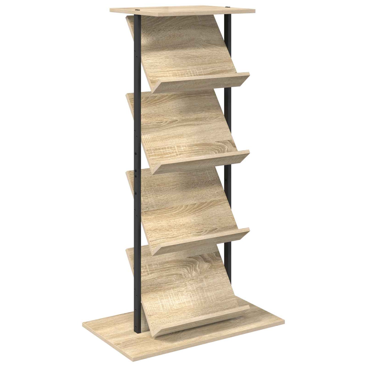 Tijdschrift Rek Sonoma Eiken 68 x 40 x 123.5 cm Bewerkt hout is nu te koop bij PeponiXL, paradijselijk wonen!