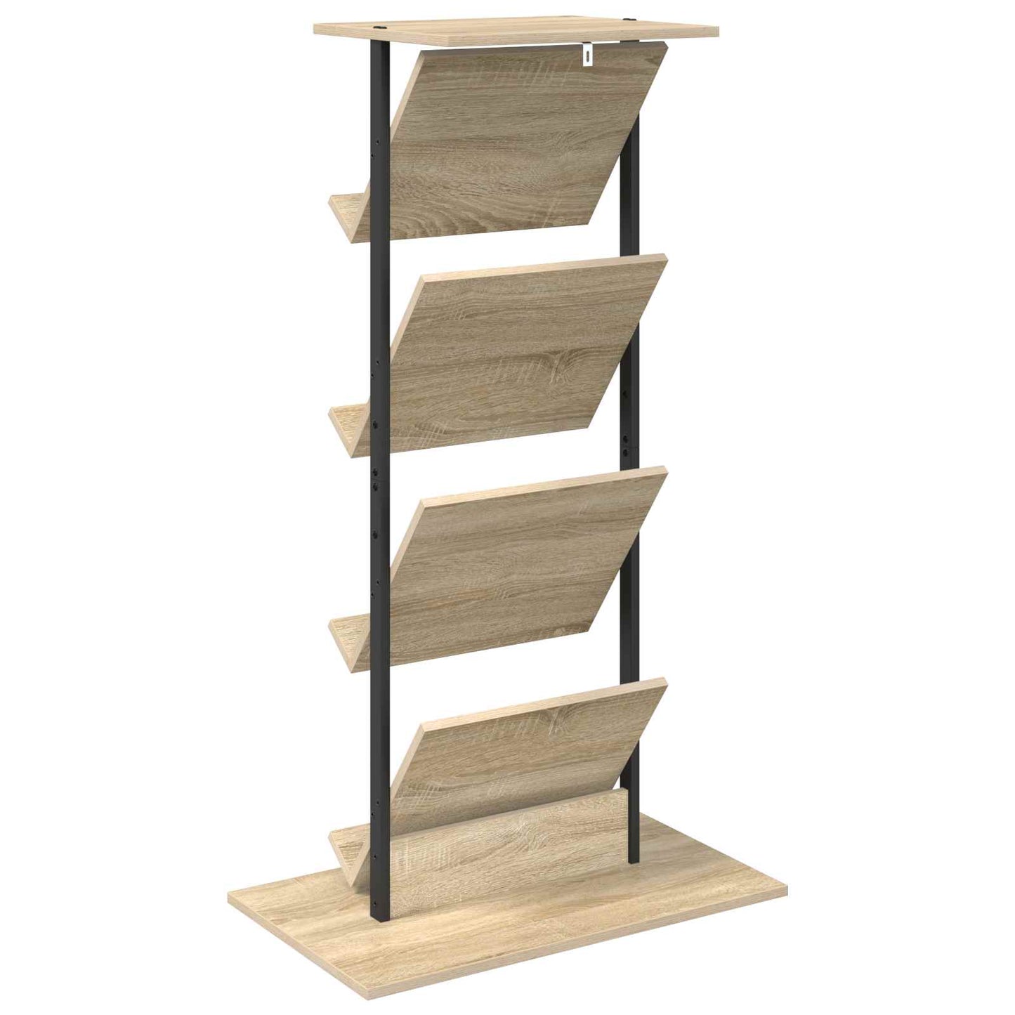 Tijdschrift Rek Sonoma Eiken 68 x 40 x 123.5 cm Bewerkt hout is nu te koop bij PeponiXL, paradijselijk wonen!