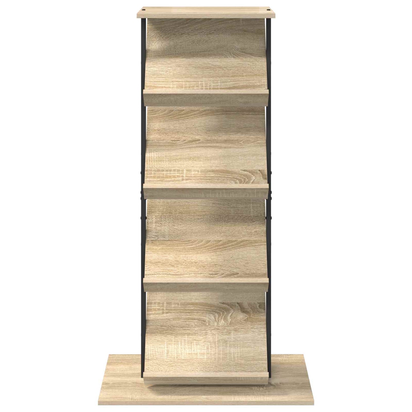 Tijdschrift Rek Sonoma Eiken 68 x 40 x 123.5 cm Bewerkt hout is nu te koop bij PeponiXL, paradijselijk wonen!