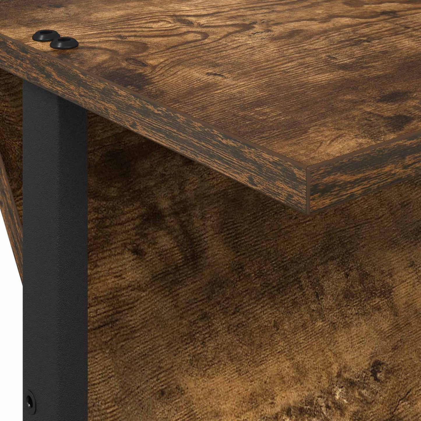 Tijdschrift Rek Gerookt eiken 68 x 40 x 123.5 cm Bewerkt hout is nu te koop bij PeponiXL, paradijselijk wonen!
