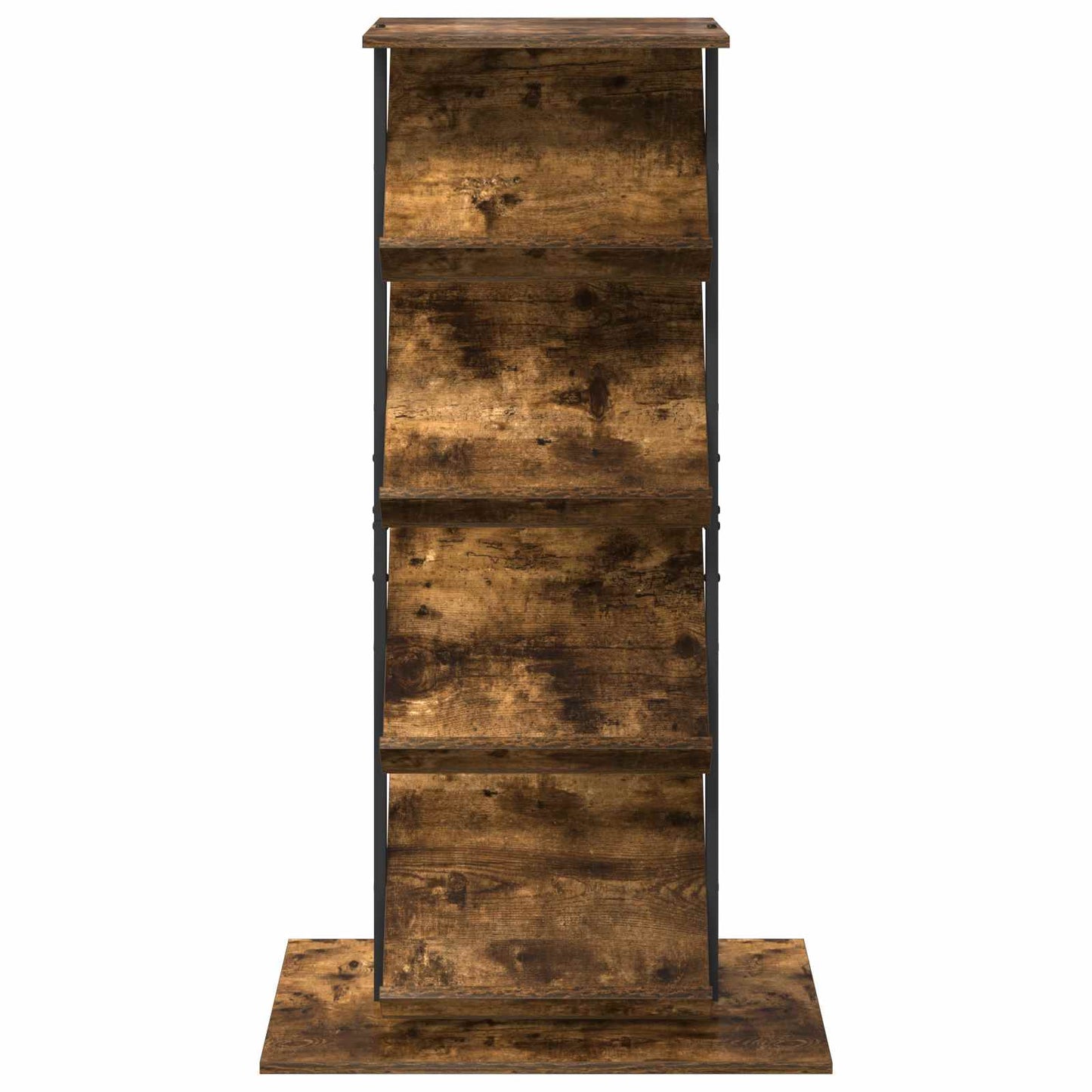 Tijdschrift Rek Gerookt eiken 68 x 40 x 123.5 cm Bewerkt hout is nu te koop bij PeponiXL, paradijselijk wonen!
