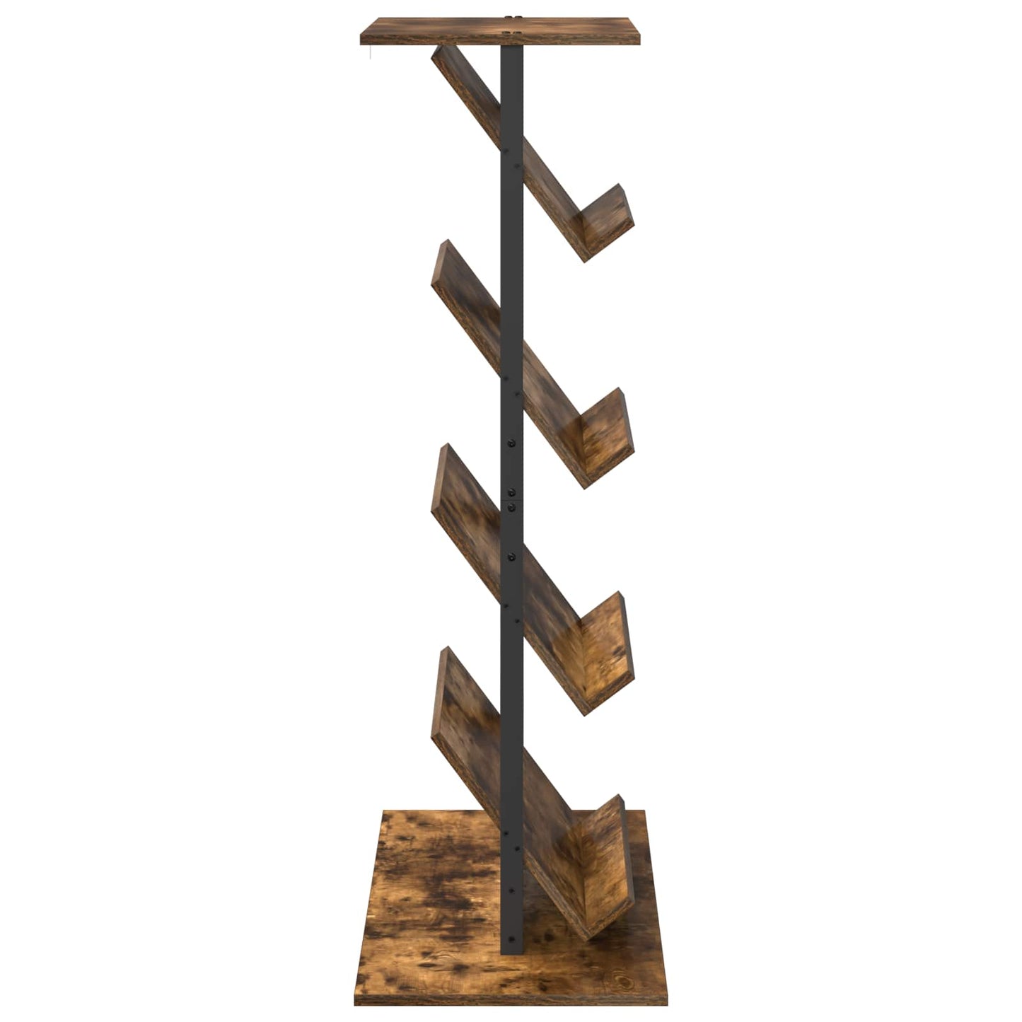 Tijdschrift Rek Gerookt eiken 68 x 40 x 123.5 cm Bewerkt hout is nu te koop bij PeponiXL, paradijselijk wonen!